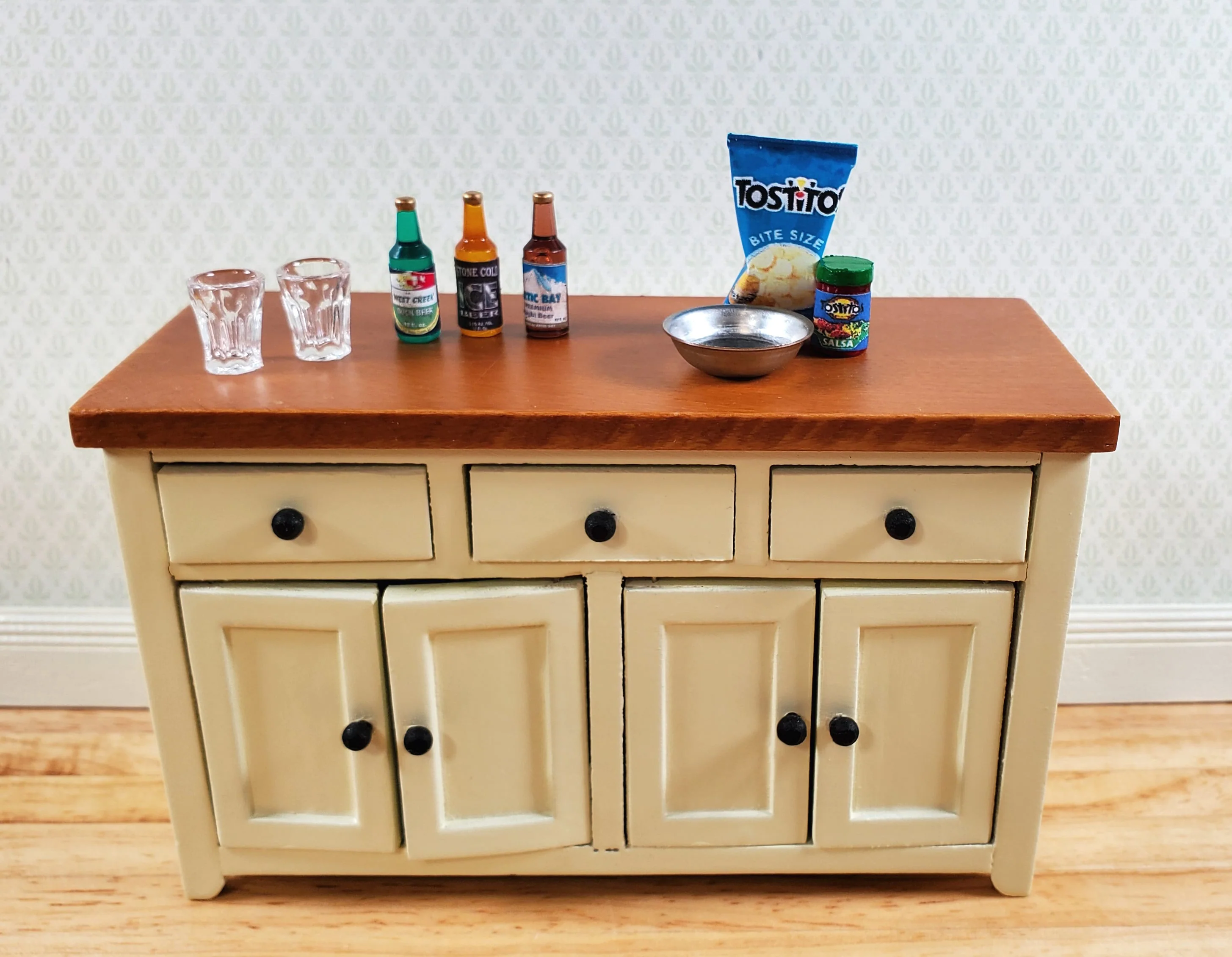 Dollhouse Tostitos Bag of Corn Chips & Salsa 1:12 Scale Miniature Food Kitchen - Image 3