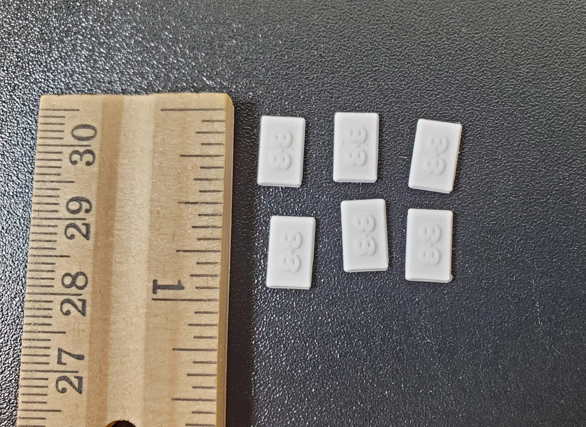 Dollhouse Wall Outlets Tiny Plug Set of 6 1:12 Scale Modern Miniatures - Image 4