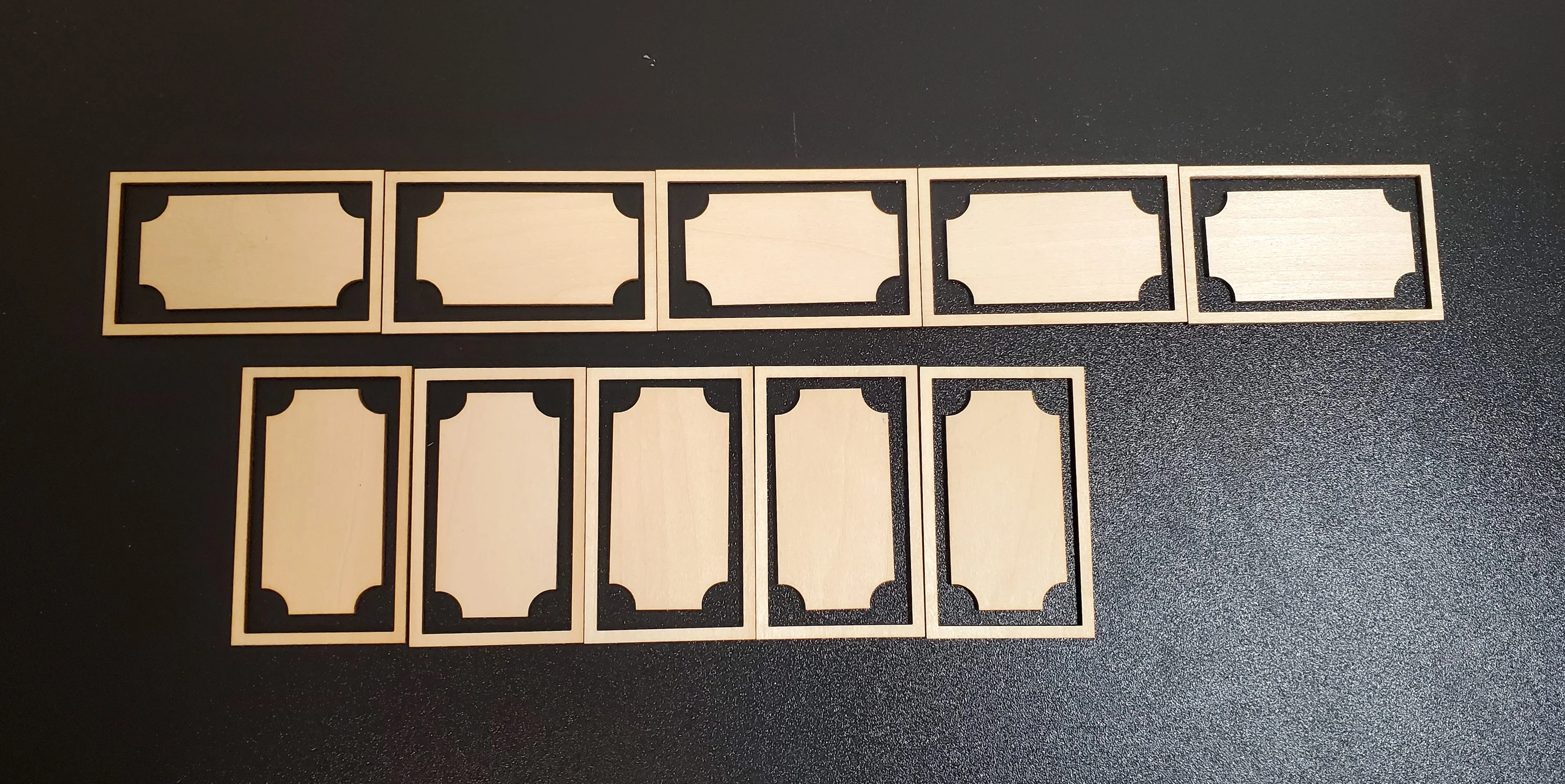 Dollhouse Wall Panels 2 Part 10 pieces 1:12 Scale DIY Miniatures Classic Style