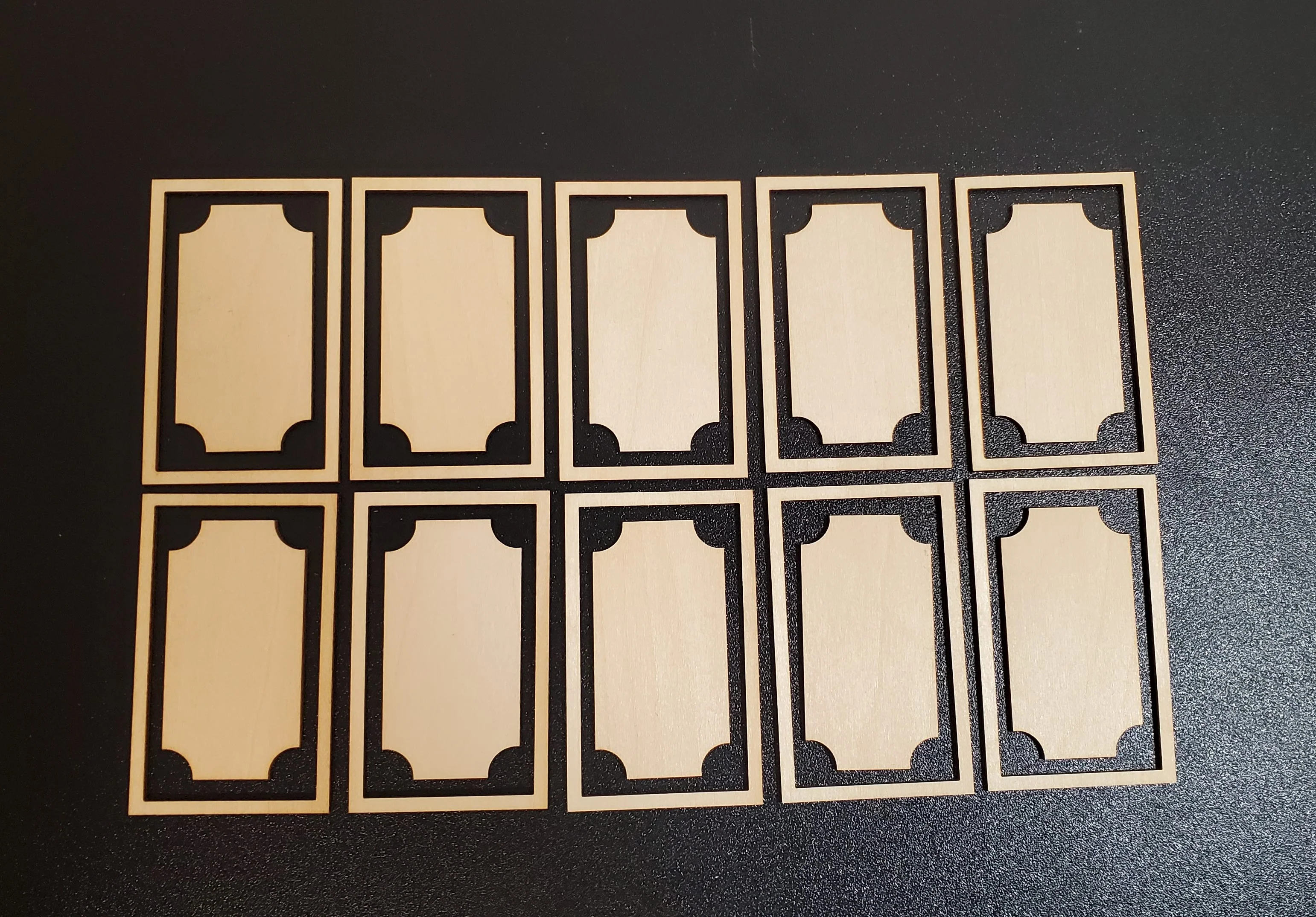 Dollhouse Wall Panels 2 Part 10 pieces 1:12 Scale DIY Miniatures Classic Style - Image 2