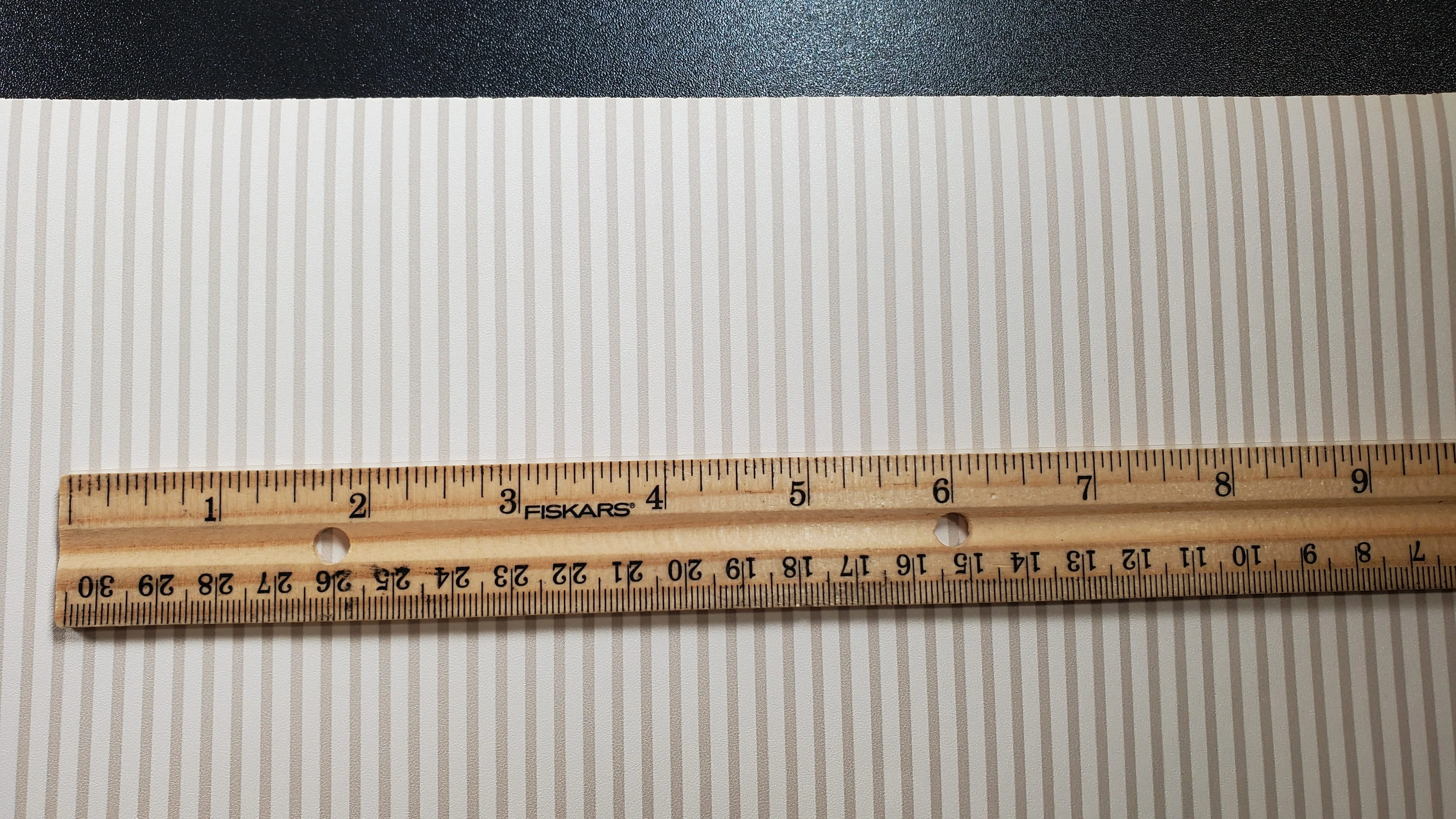 Dollhouse Wallpaper Medium Beige Stripes 3 Sheets 1:12 Scale Miniature - Image 3