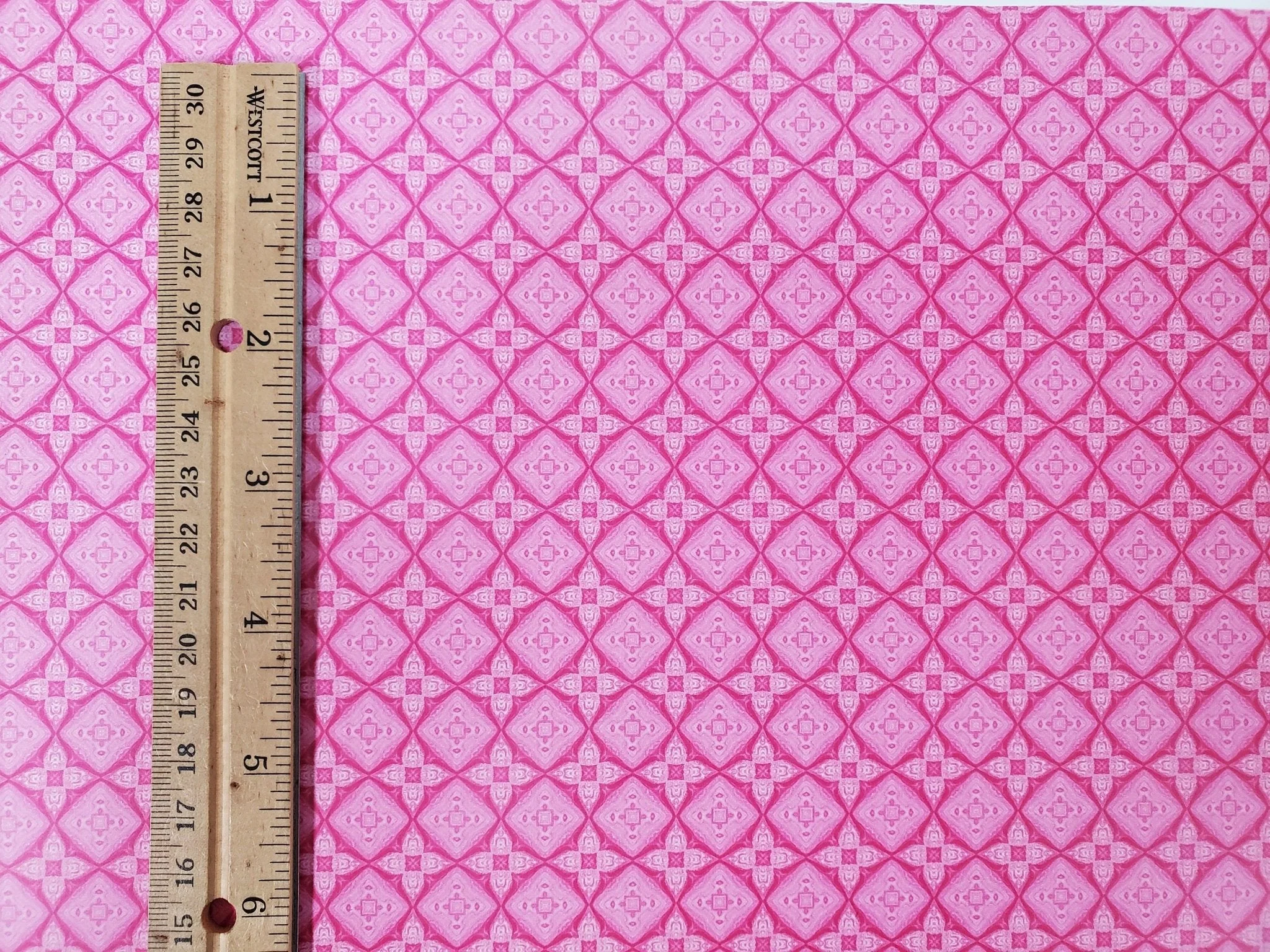 Dollhouse Wallpaper PINK Modern Style 1:12 Scale MiniatureCrush Exclusive - Image 4