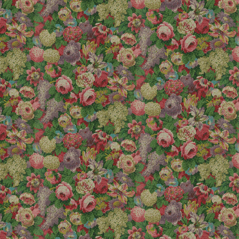 Dollhouse Wallpaper Vintage Rose Garden Bradbury & Bradbury 1:12 Scale