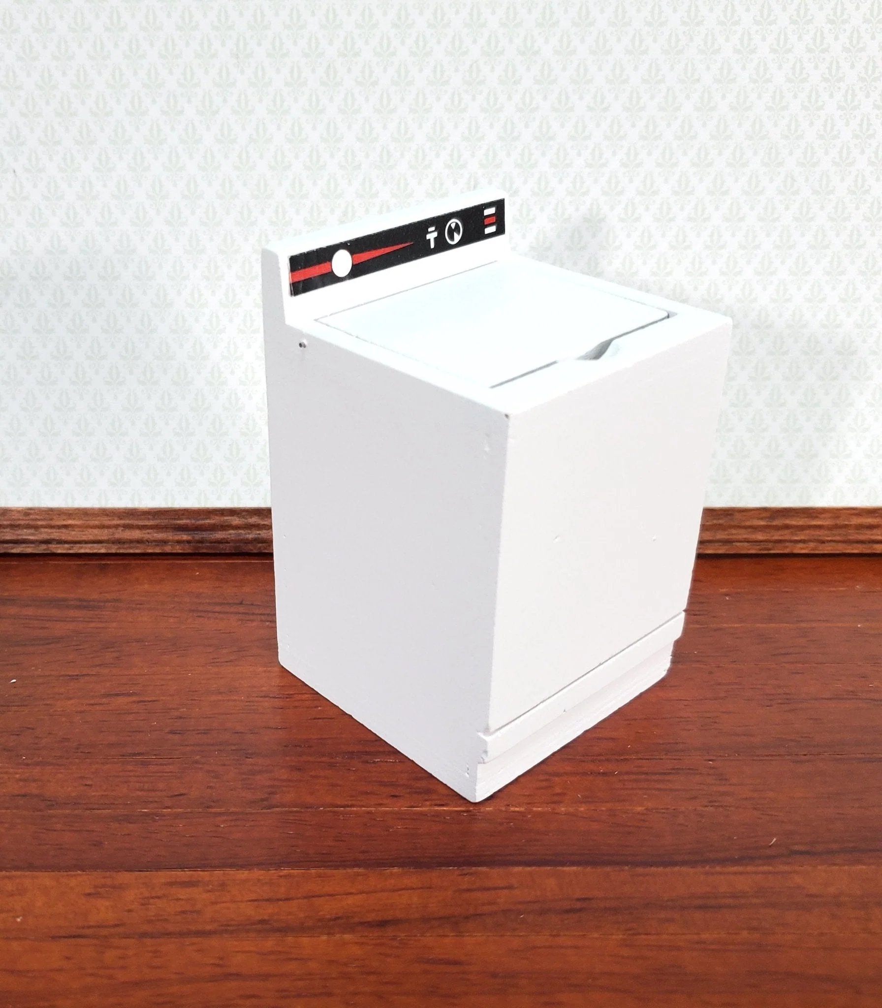 Dollhouse Washing Machine in WHITE Modern Top Load 1:12 Scale Furniture - Image 2