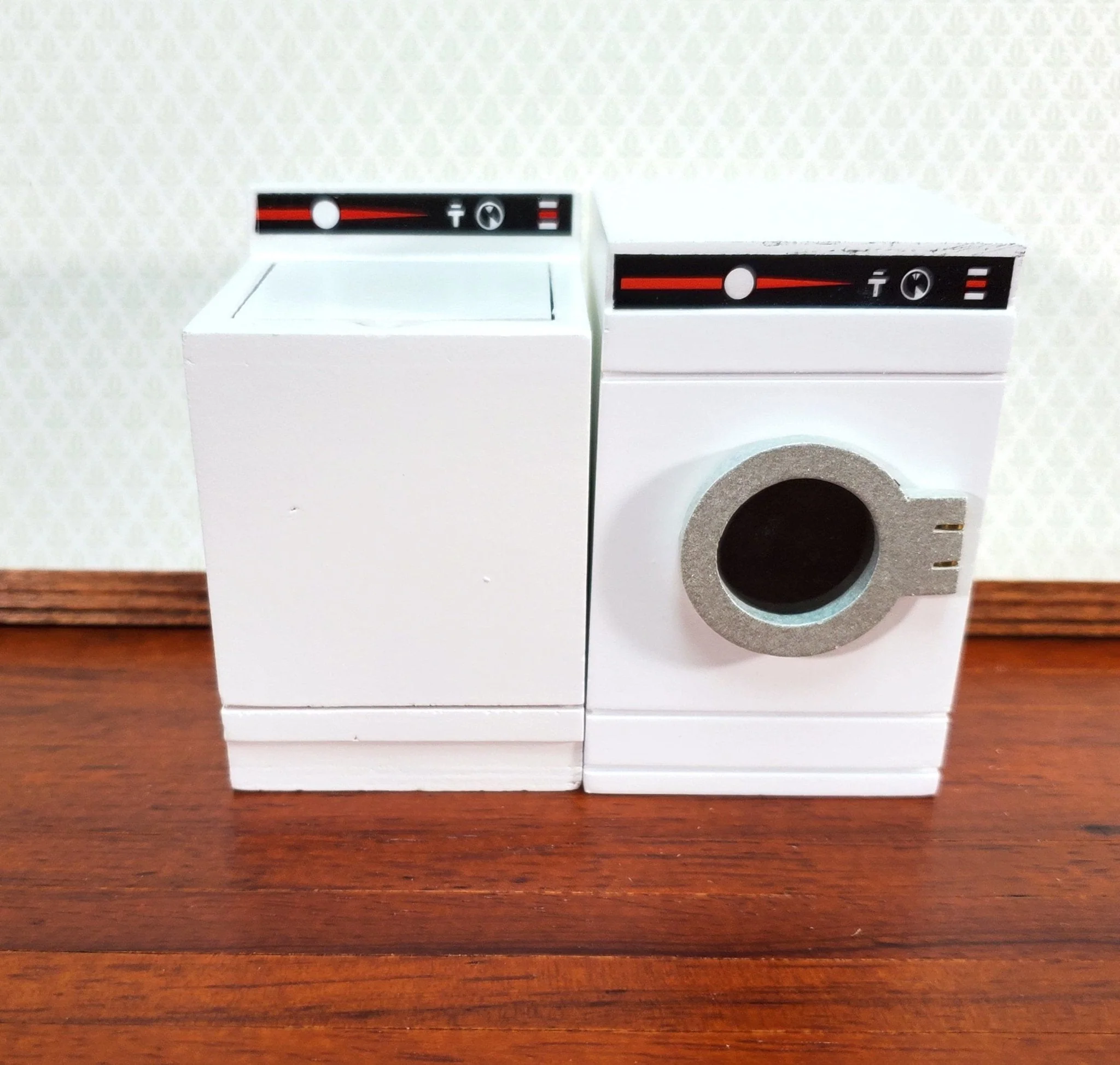 Dollhouse Washing Machine or Dryer in WHITE Modern Front Load 1:12 Scale Furniture - Image 6