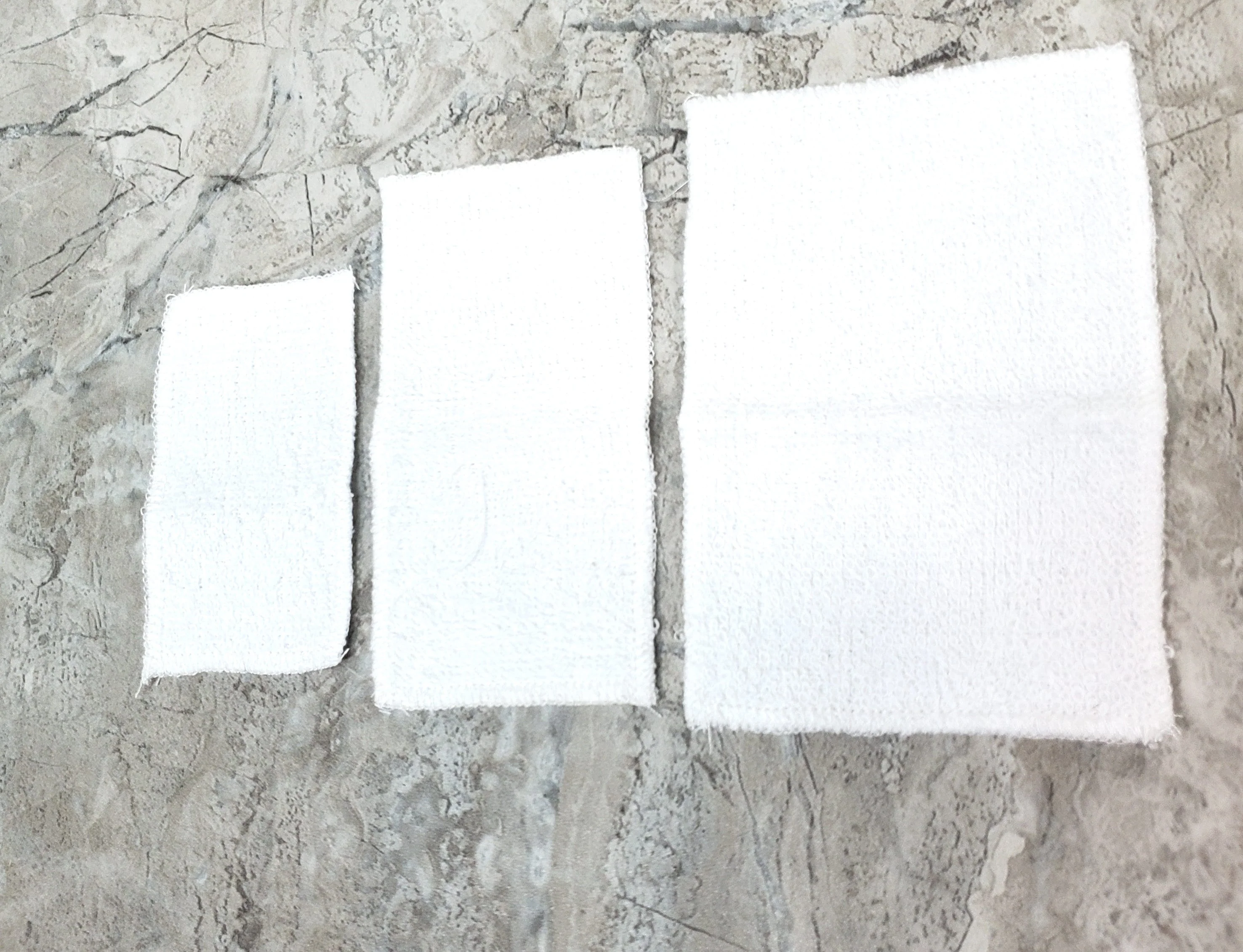 Dollhouse White Towels Set of 3 Bath or Beach 1:12 Scale Miniature Bathroom - Image 2
