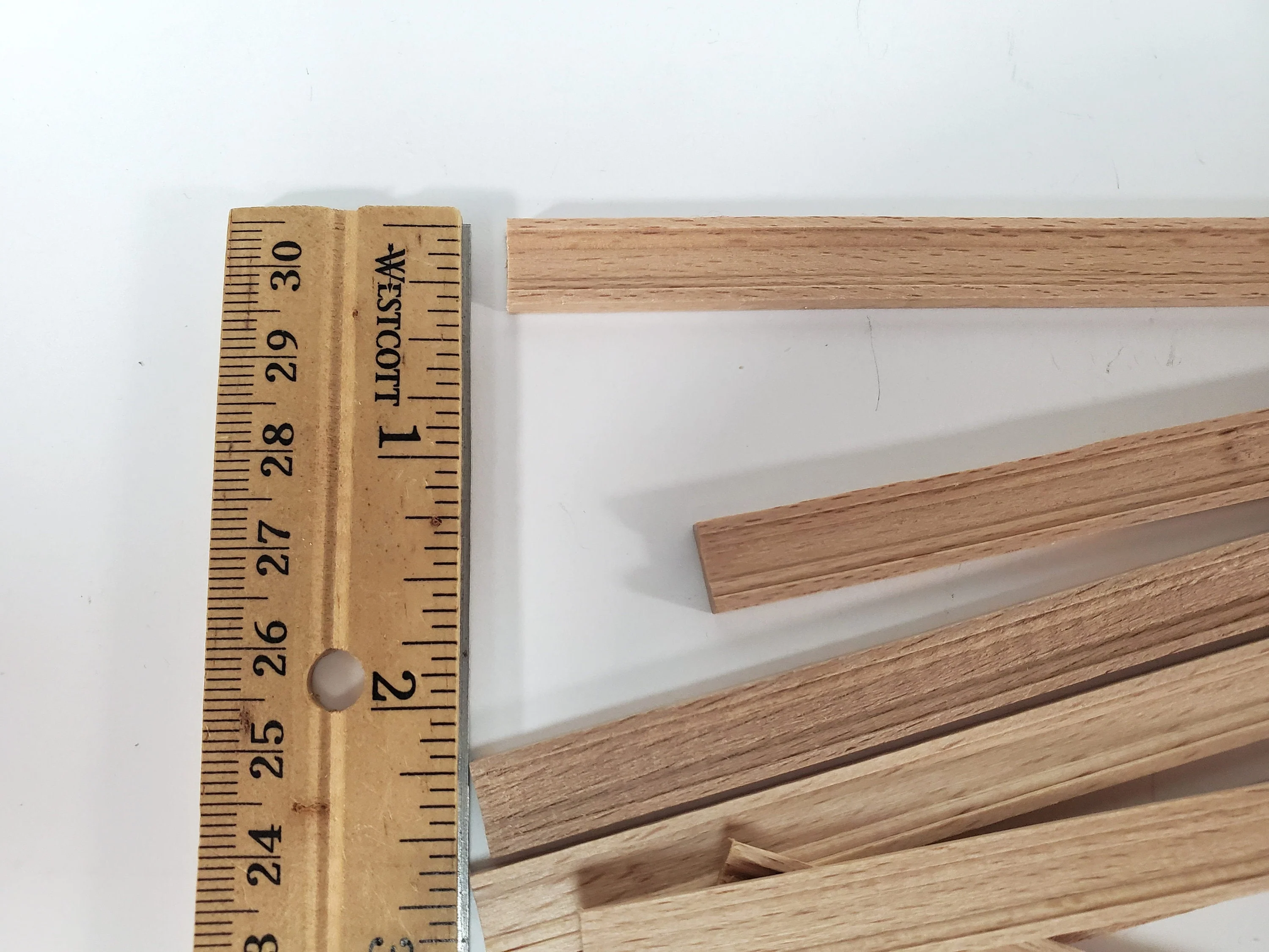 Dollhouse Window or Door Casing Trim Molding 12 Pcs 3/8" wide x 6" long CLA71381 - Image 3