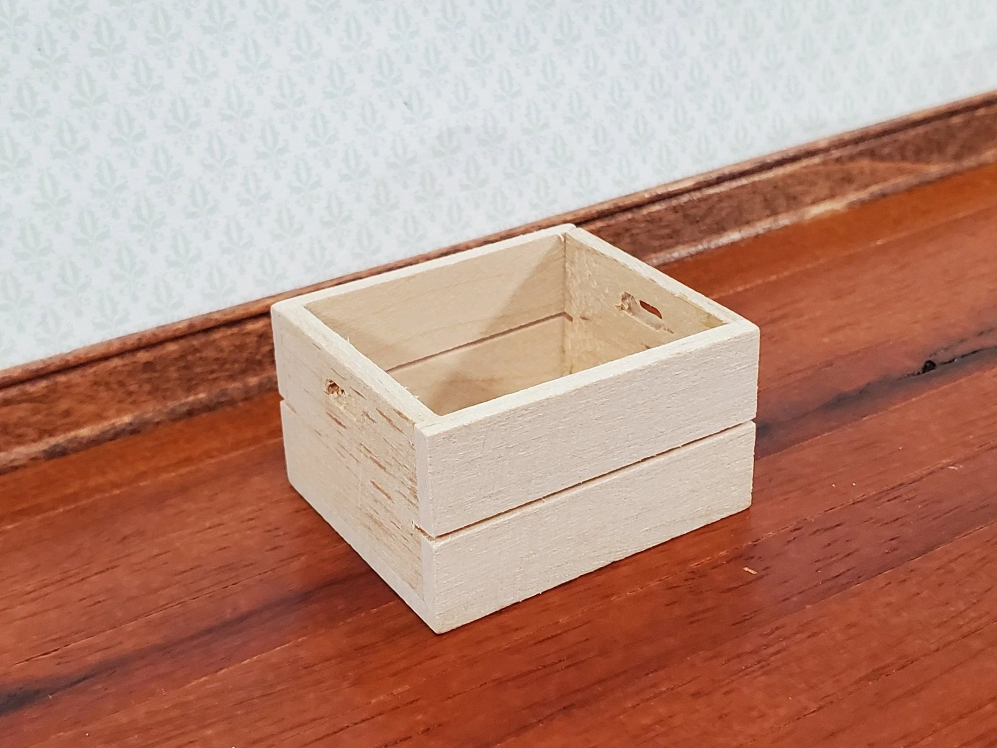 Dollhouse Wood Crates for Fruits or Vegetables Set of 3 1:12 Scale Miniatures - Image 4