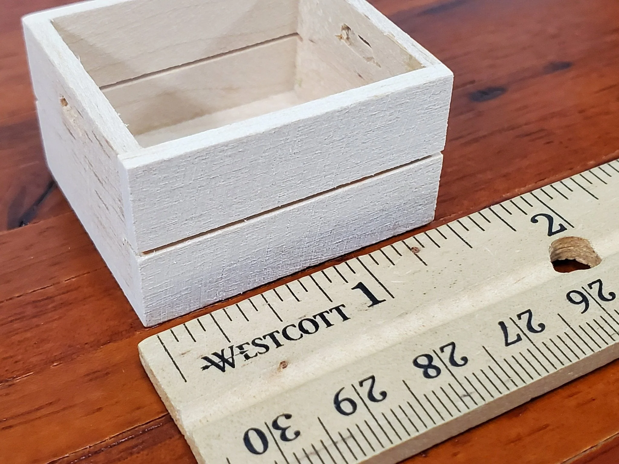 Dollhouse Wood Crates for Fruits or Vegetables Set of 3 1:12 Scale Miniatures - Image 5
