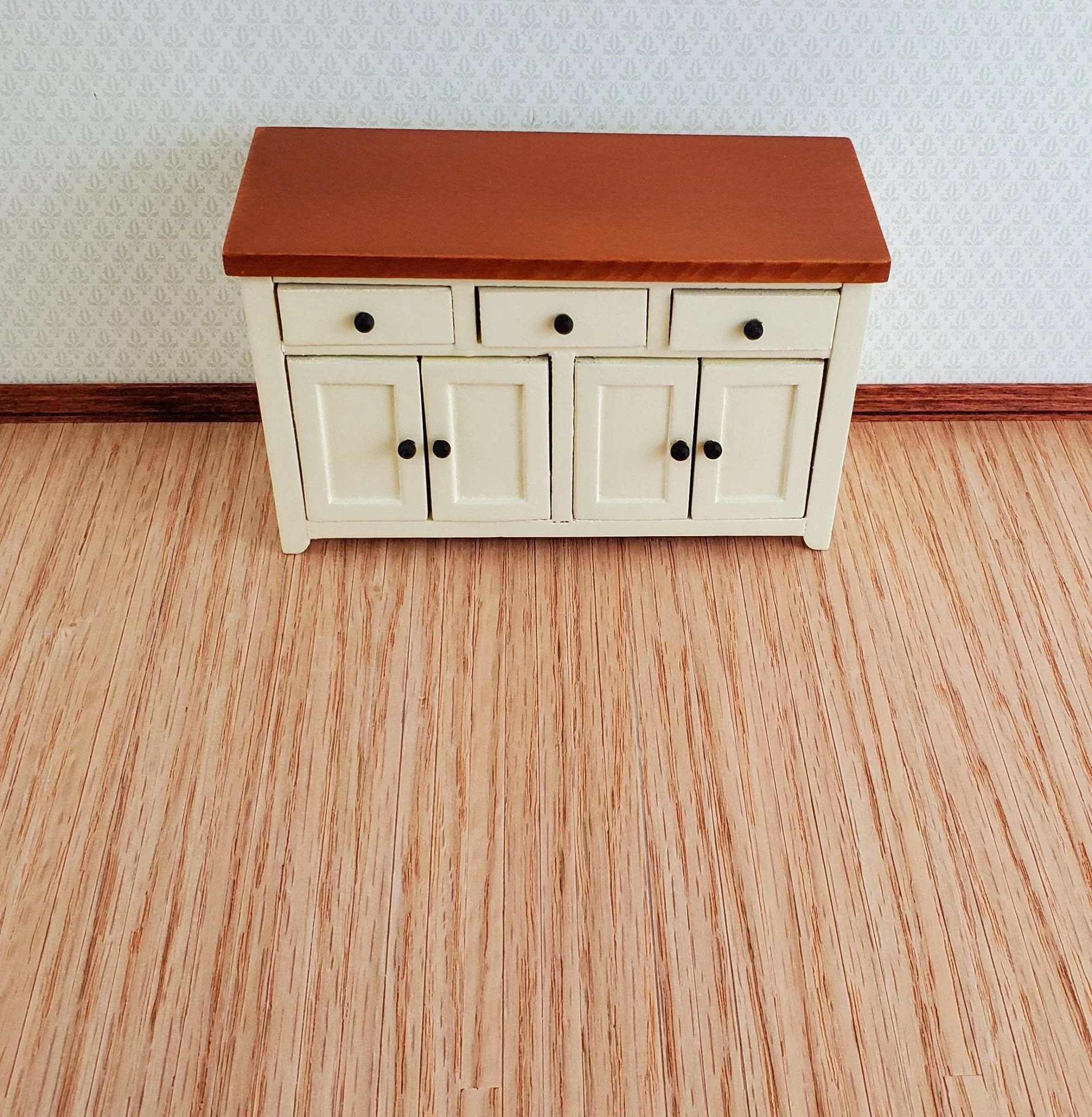 Dollhouse Wood Floor Red Oak Real Wood Peel & Stick 1:12 Scale 17" x 11" Houseworks #2386 - Image 3