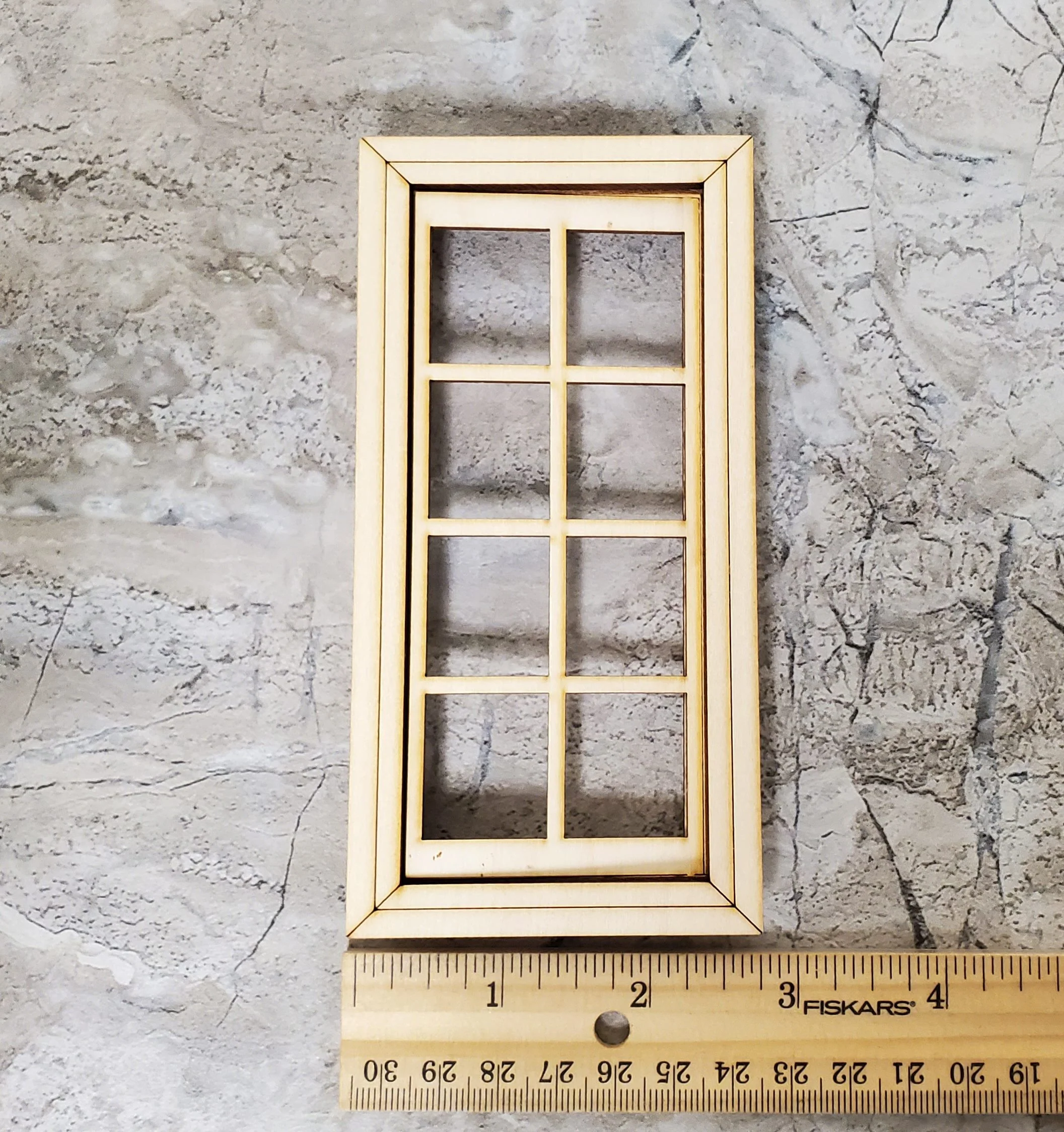 Dollhouse Working Window 8 Pane 1:12 Scale Miniature 404CW by Alessio - Image 4