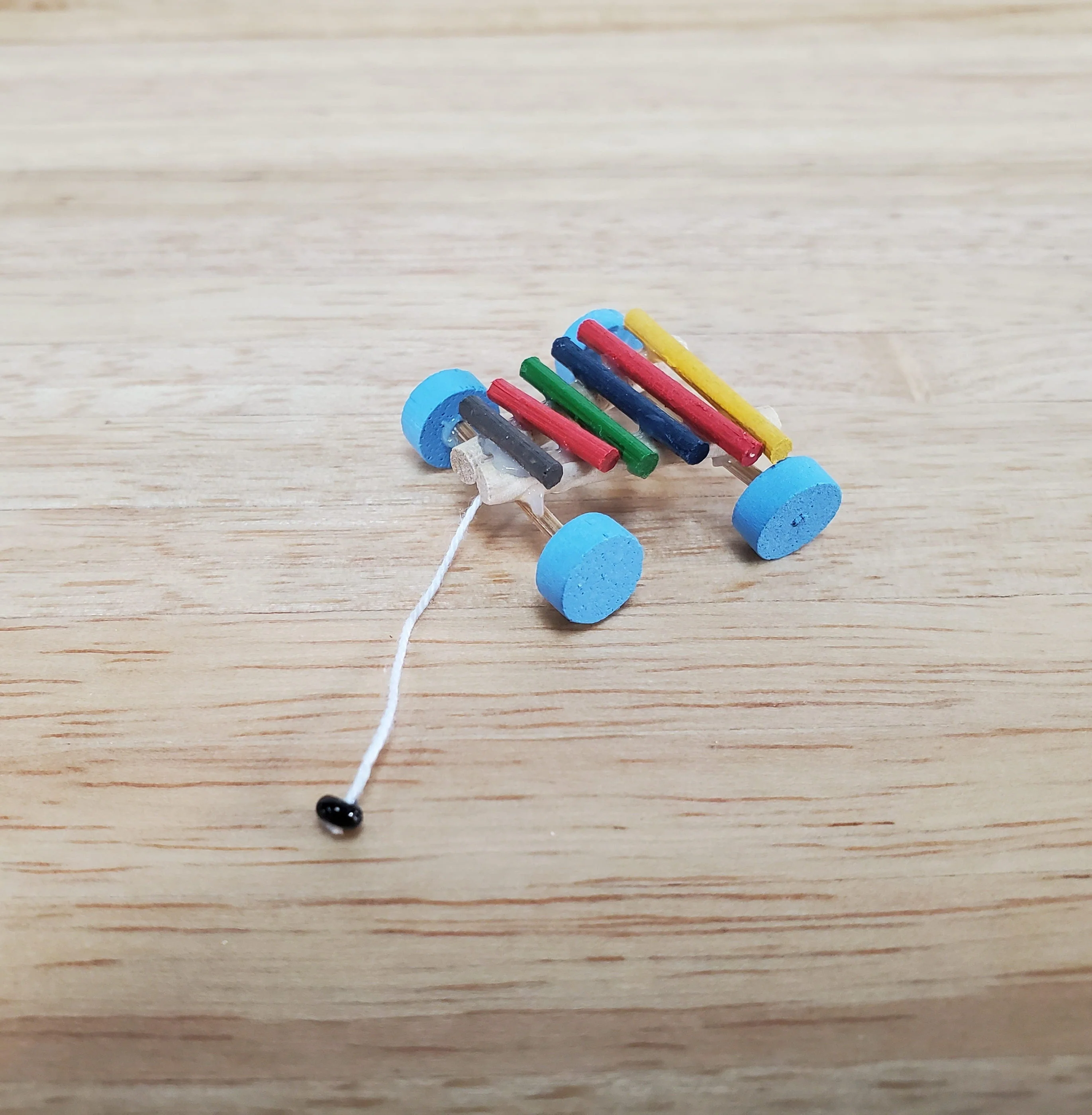 Dollhouse Xylophone Pull Toy Wood 1:12 Scale Miniature Nursery - Image 4