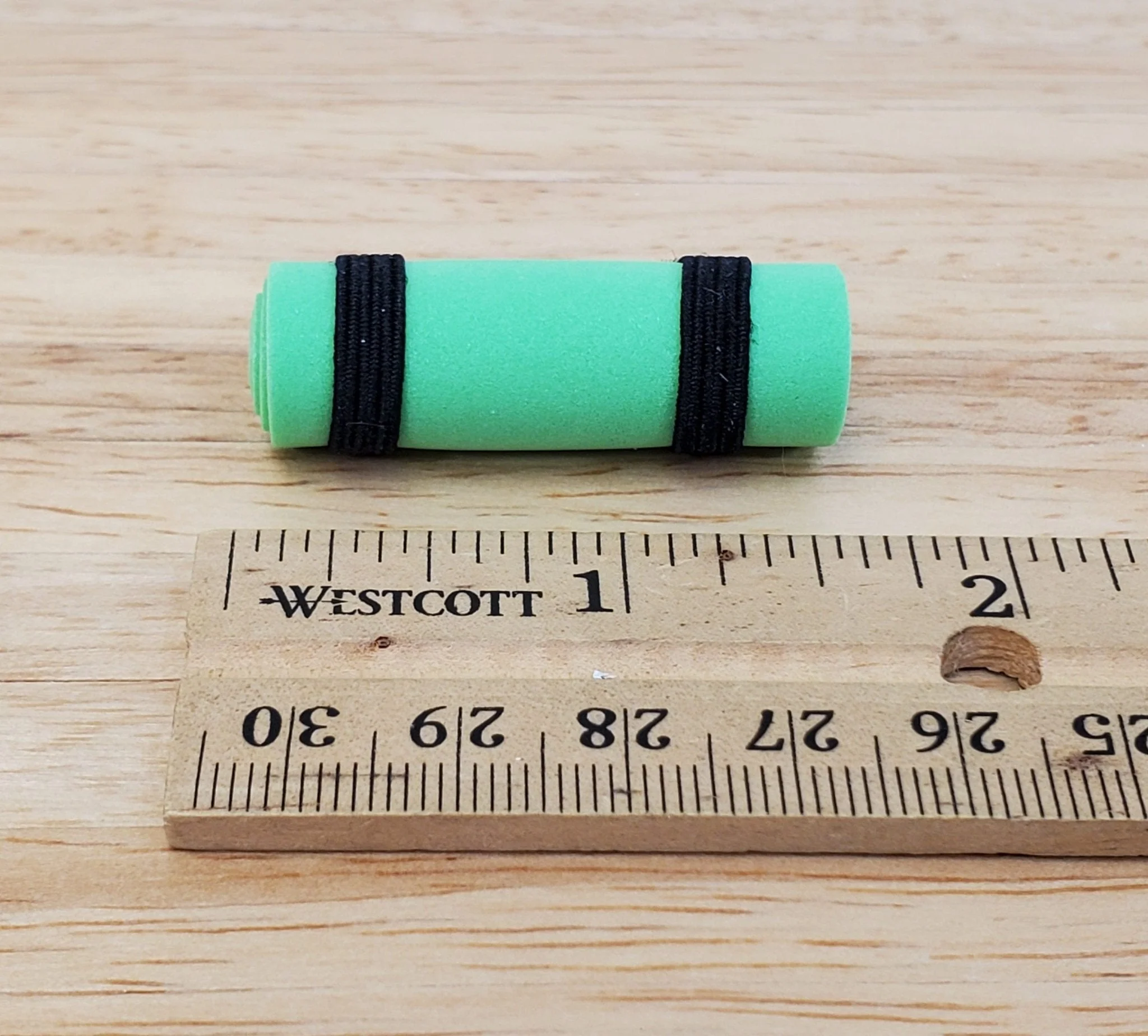 Dollhouse Yoga Mat Green Modern Gym Accessory Decor 1:12 Scale Miniature - Image 4