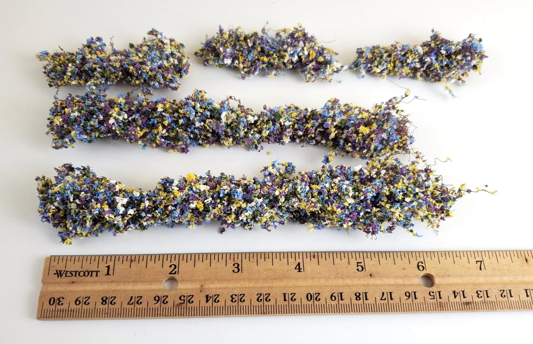 Flowering Shrubs Bushes Plants Purple Yellow White Model RR Dioramas Dollhouses Scenery - Image 2
