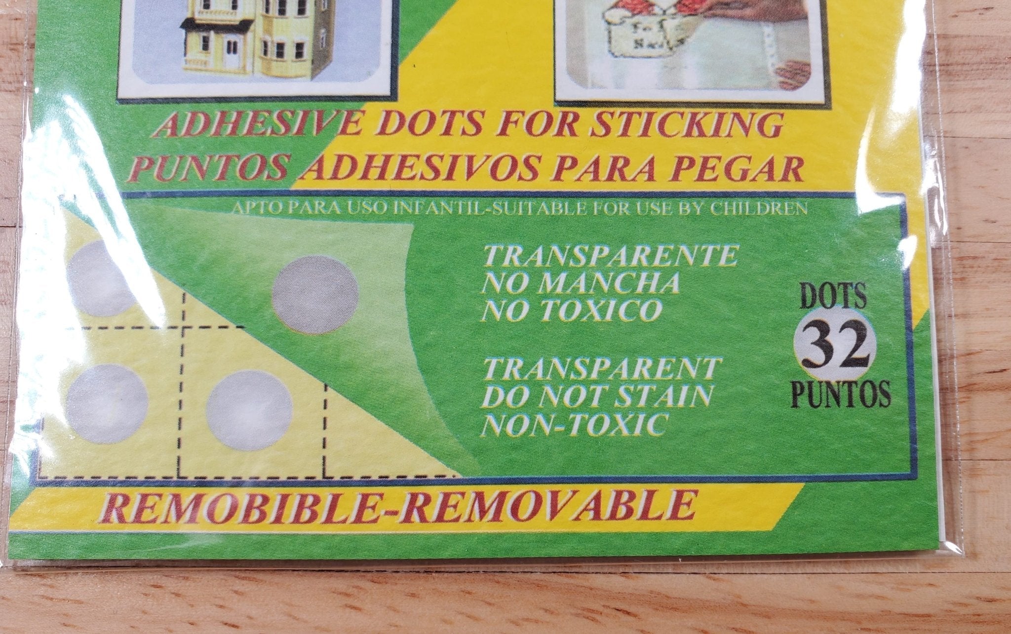 Glue Sticker Dots Removable 36 Pieces Secure Miniatures Hobbies Dioramas Models - Image 2