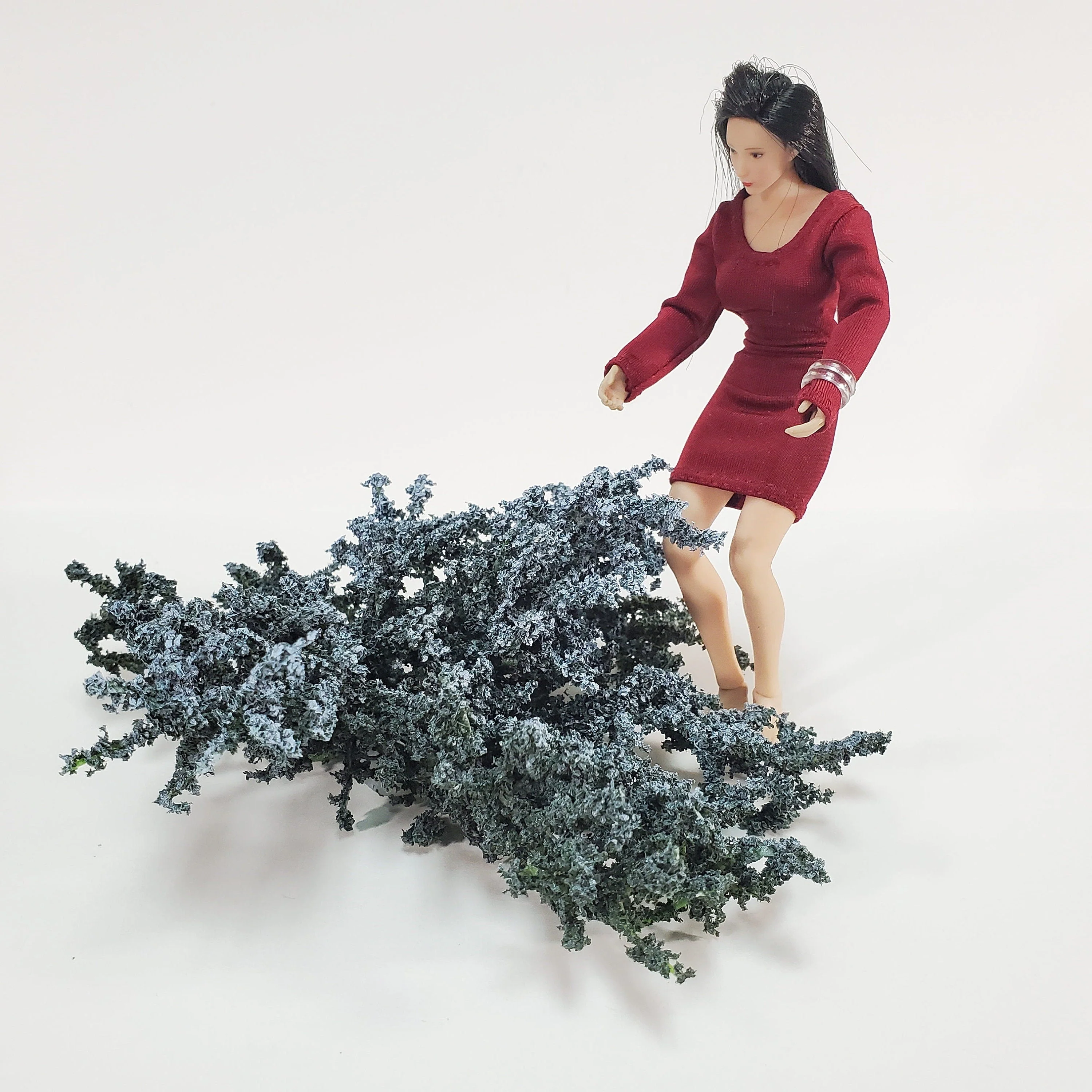 Ground Cover Juniper Bush Shrub Blue Green Model RR Dioramas Dollhouses Garden Scenery - Image 5