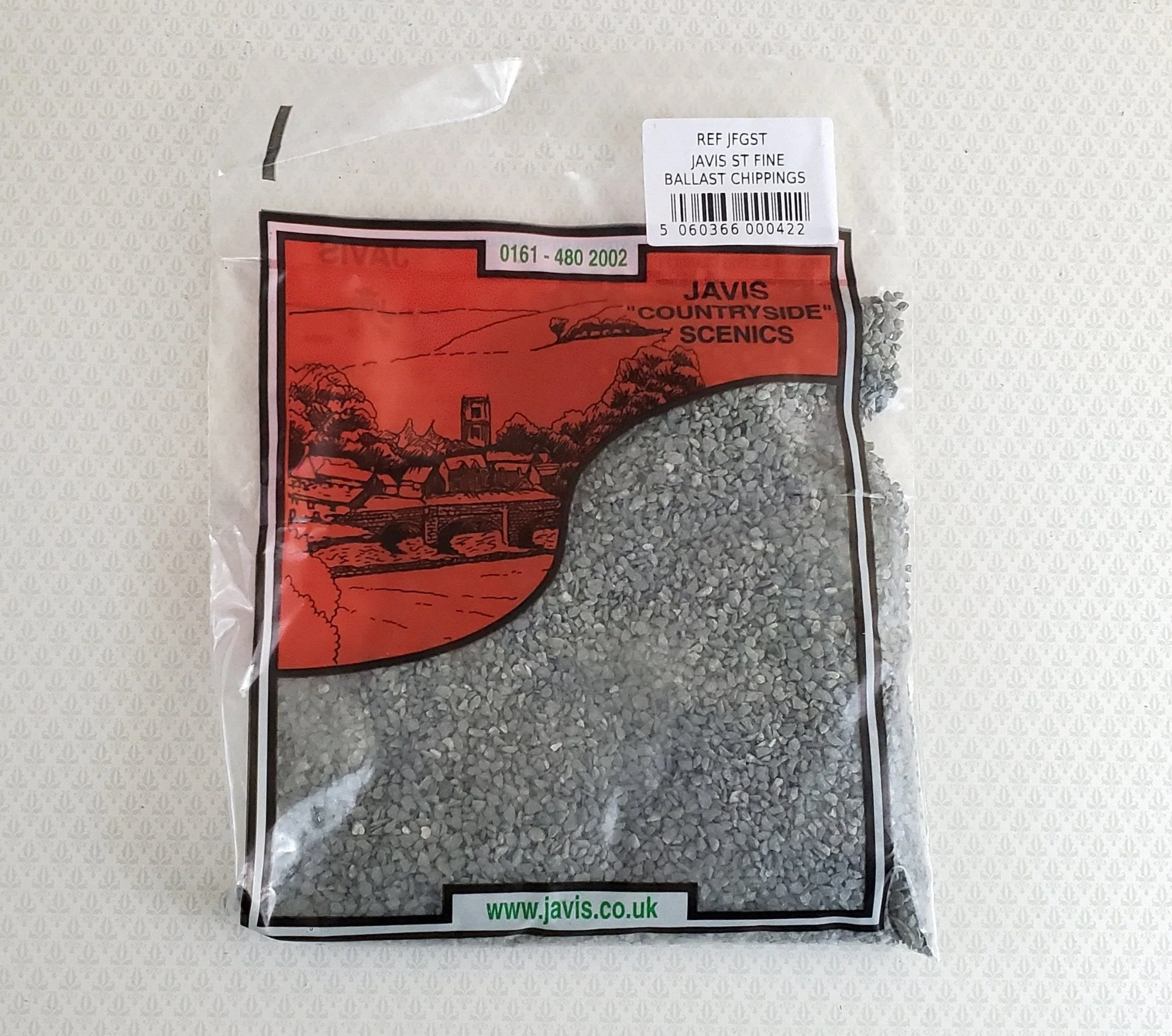 Javis Fine Ballast Chippings JFGST Tiny Gray Stone Ground Model RR Dioramas Scenery