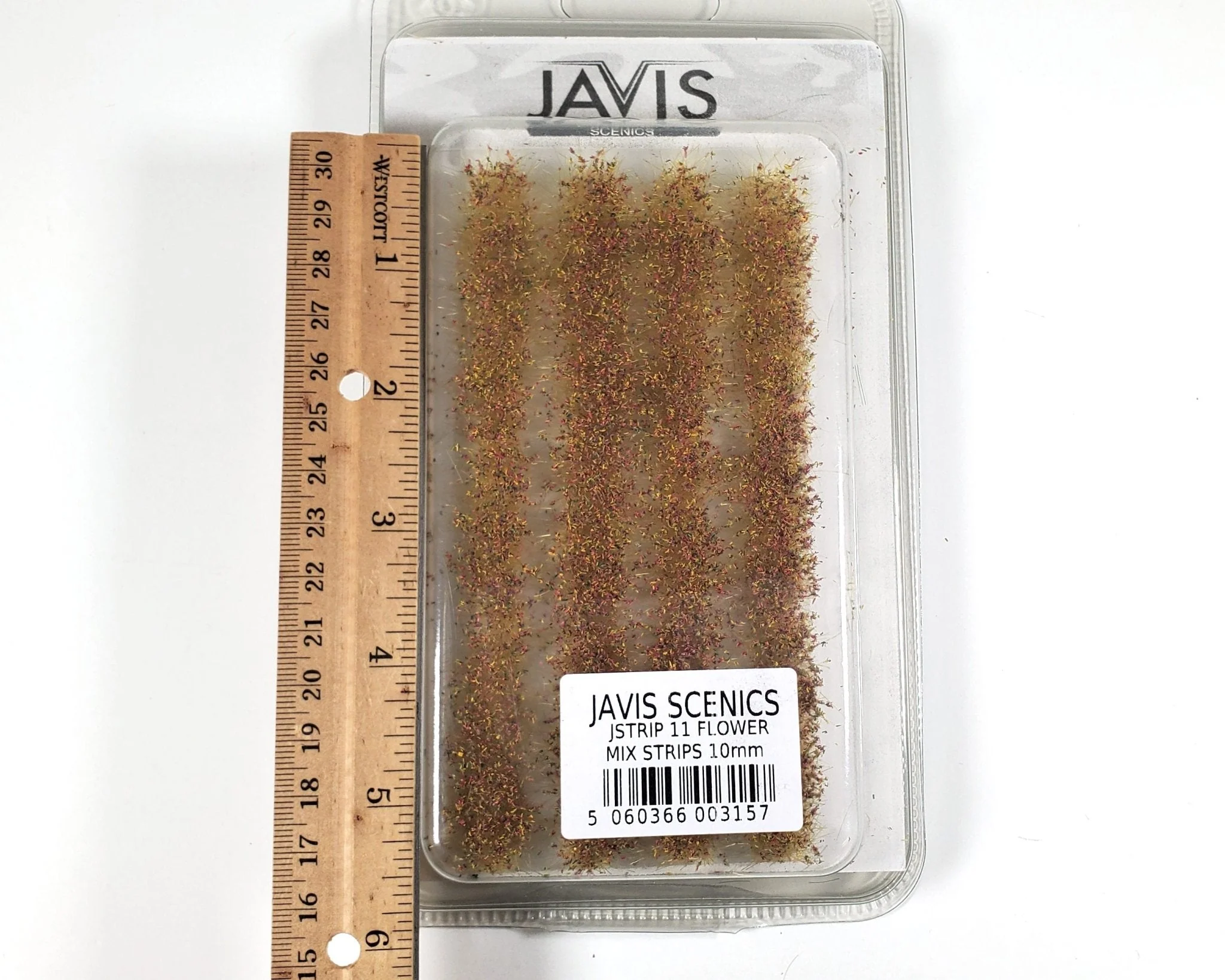 Javis Flower Strips Mixed Shrubs Plants Model RR Dioramas Dollhouses Grass Scenery - Image 4