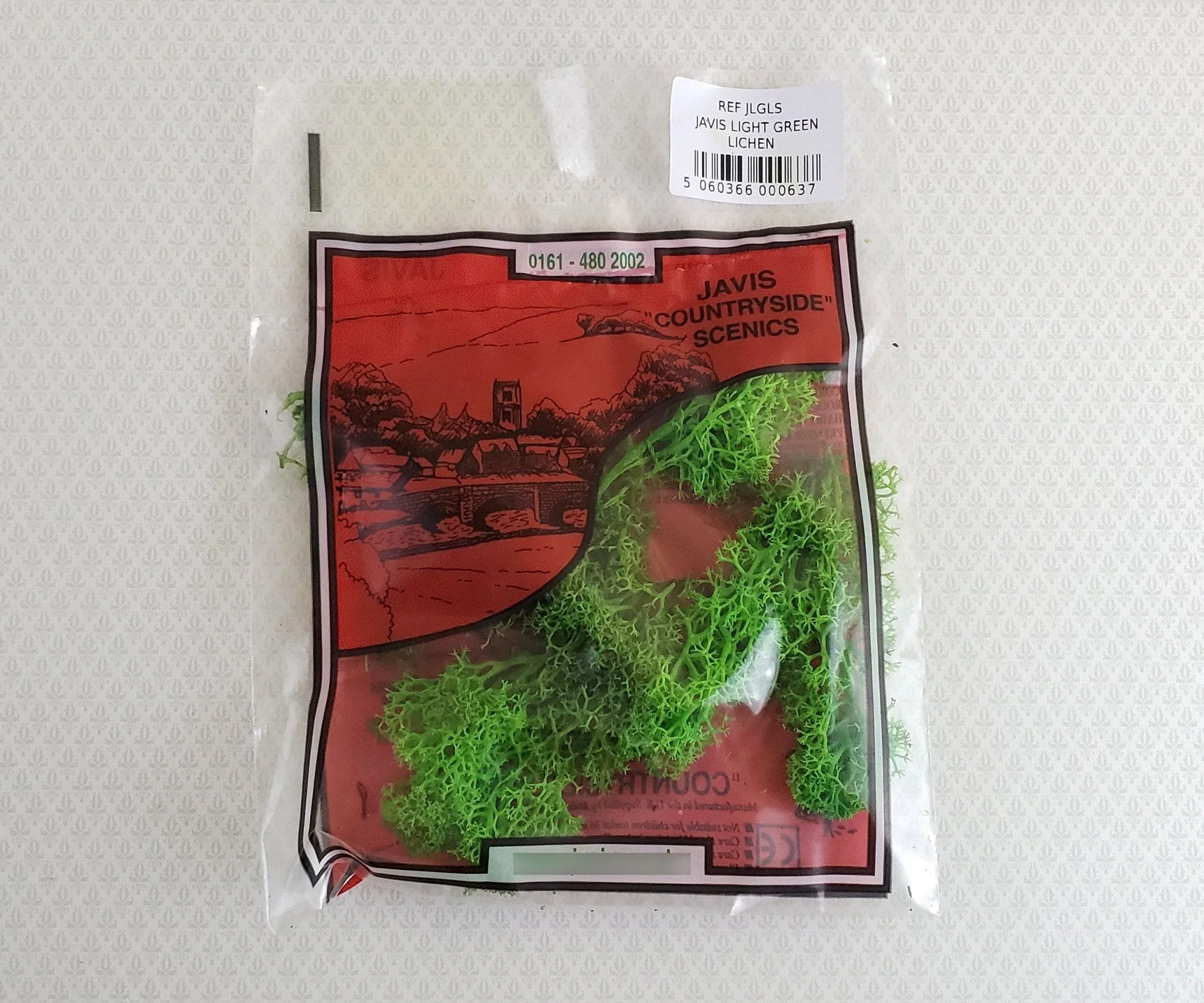 Javis Lichen Light Green Colors Model RR Dioramas Grass Scenery JLGLS