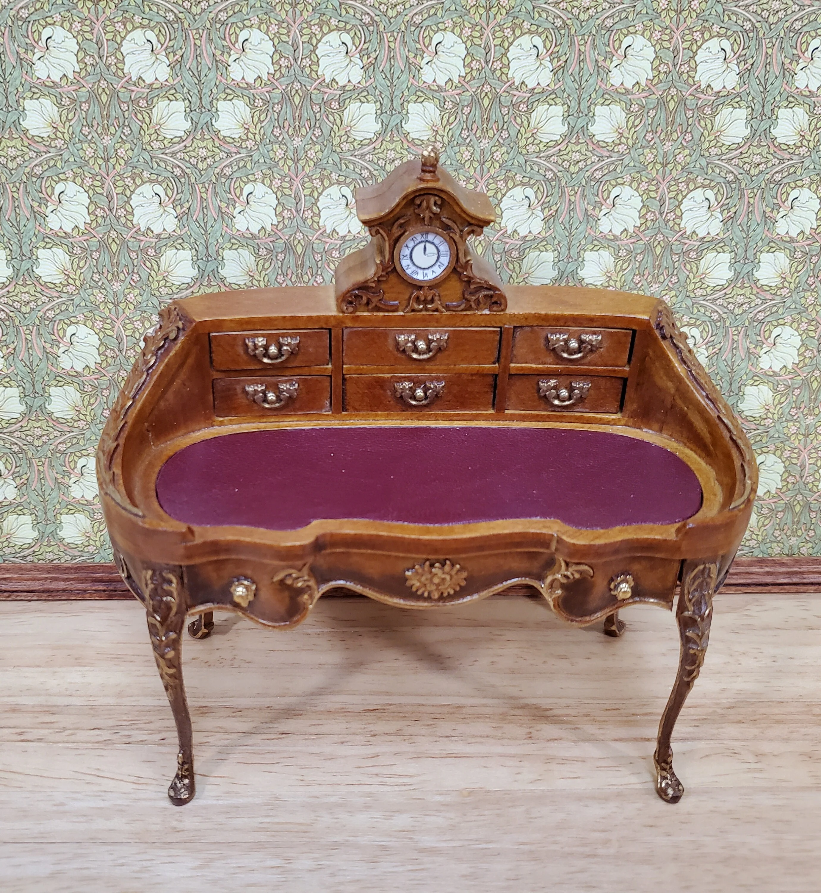 JBM Dollhouse Writing Louis XV Bombe Style Furniture 1:12 Scale Miniature - Image 2