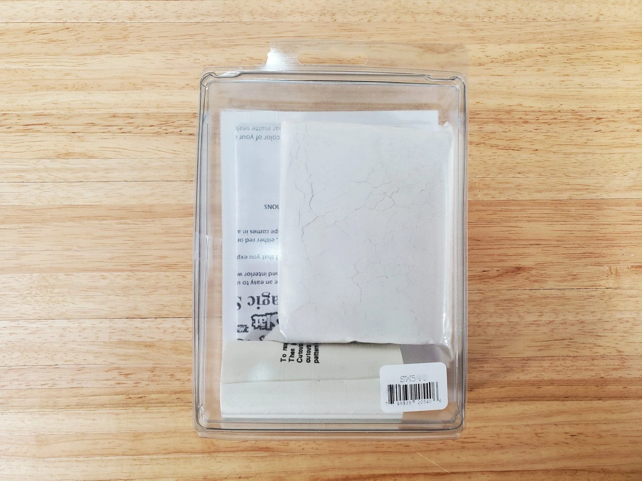 Magic Masonry White Slate Slat KIT Covers 2 Square Feet Stencil and Powder Set 1:12 Scale - Image 3