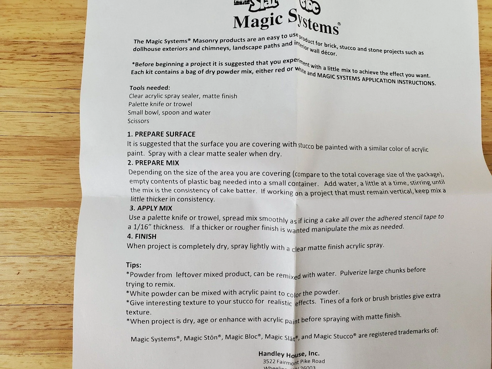 Magic Masonry White Stucco KIT Covers 2.5 Square Feet Powder - Mix with Water - Image 4