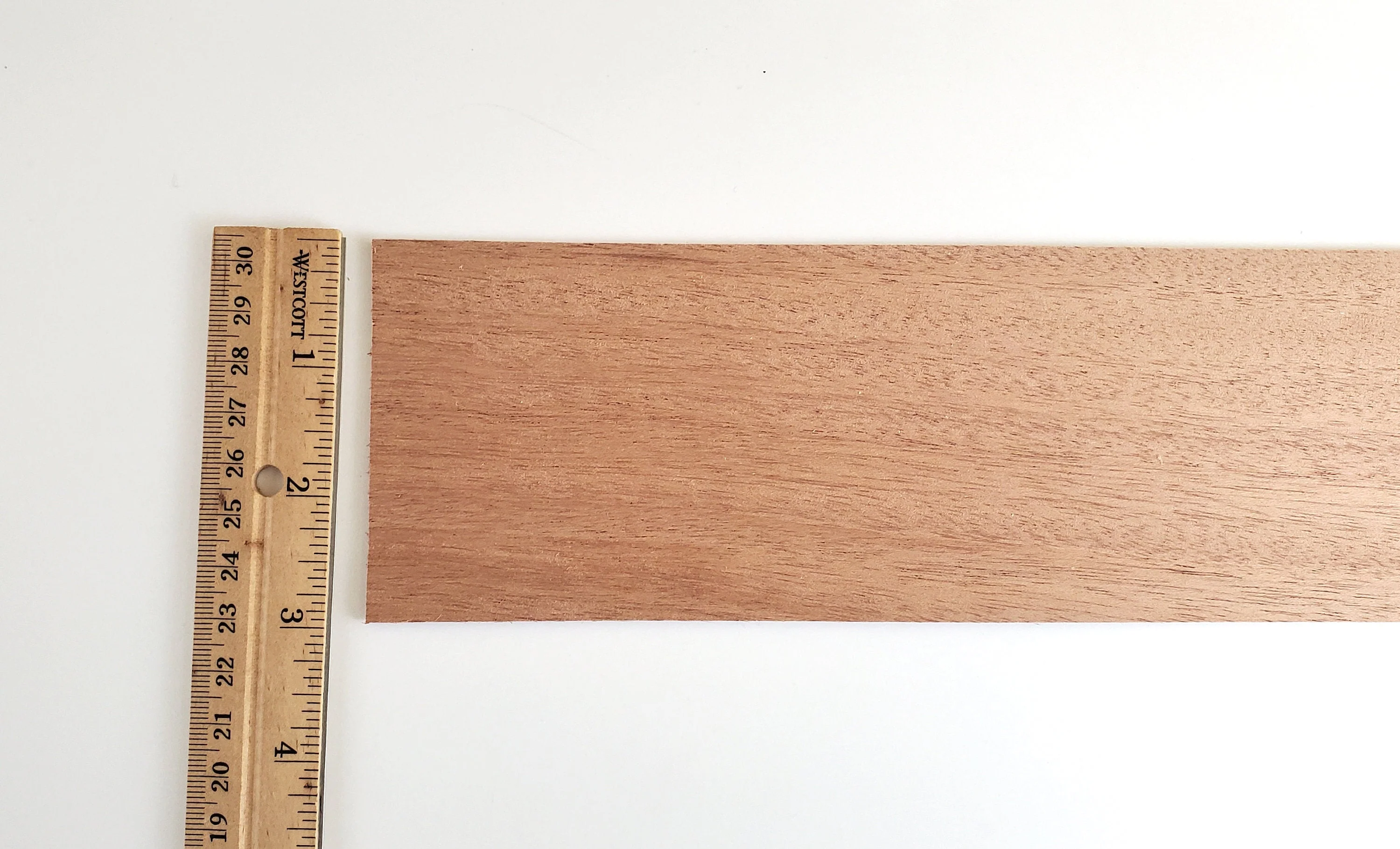 Mahogany Wood Sheet Plank Thin 1/16" x 3" x 12" long Sanded Kiln Dried - Image 4