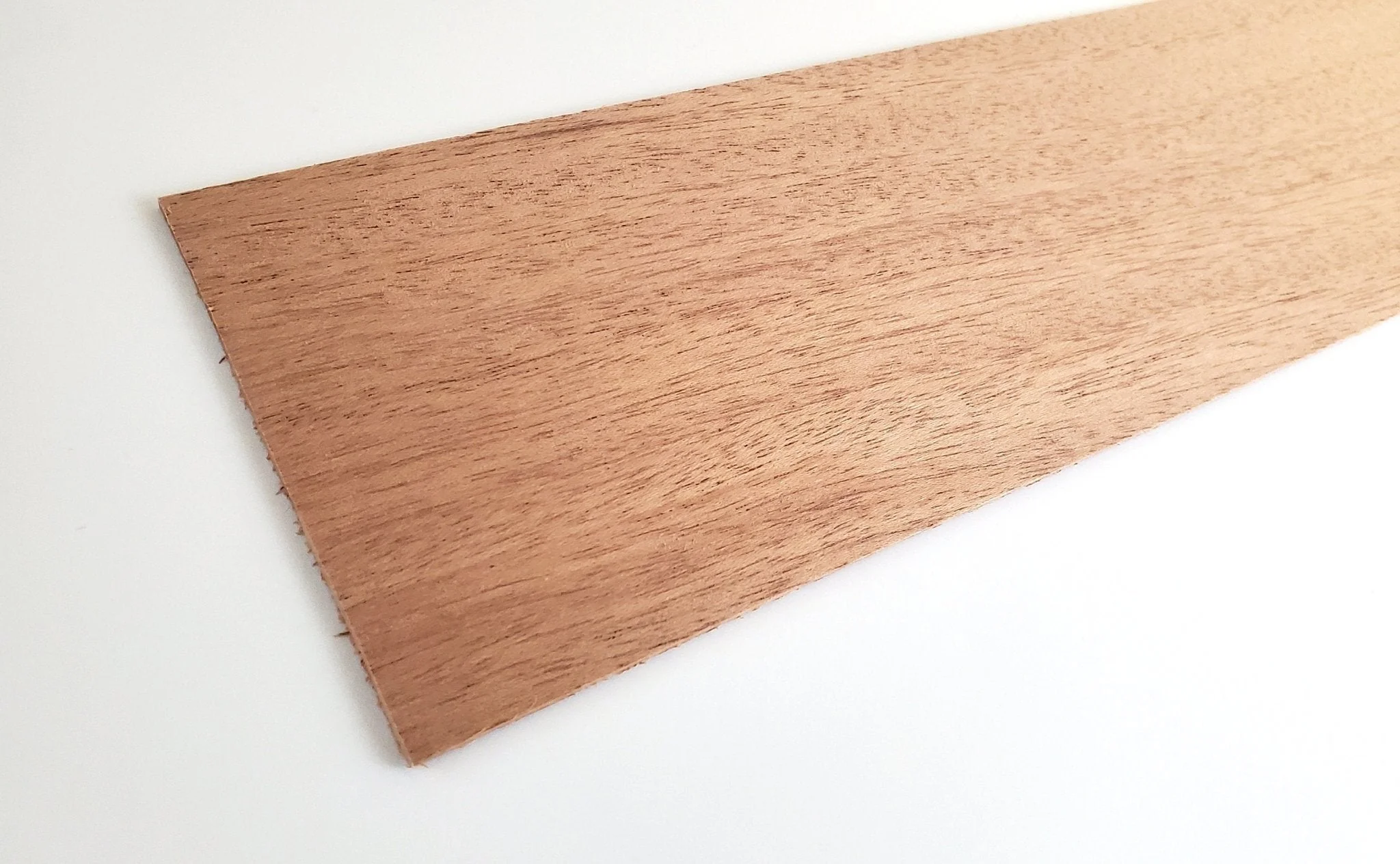 Mahogany Wood Sheet Plank Thin 1/32" Thick x 3" Wide x 12" Long Veneer Kiln Dried