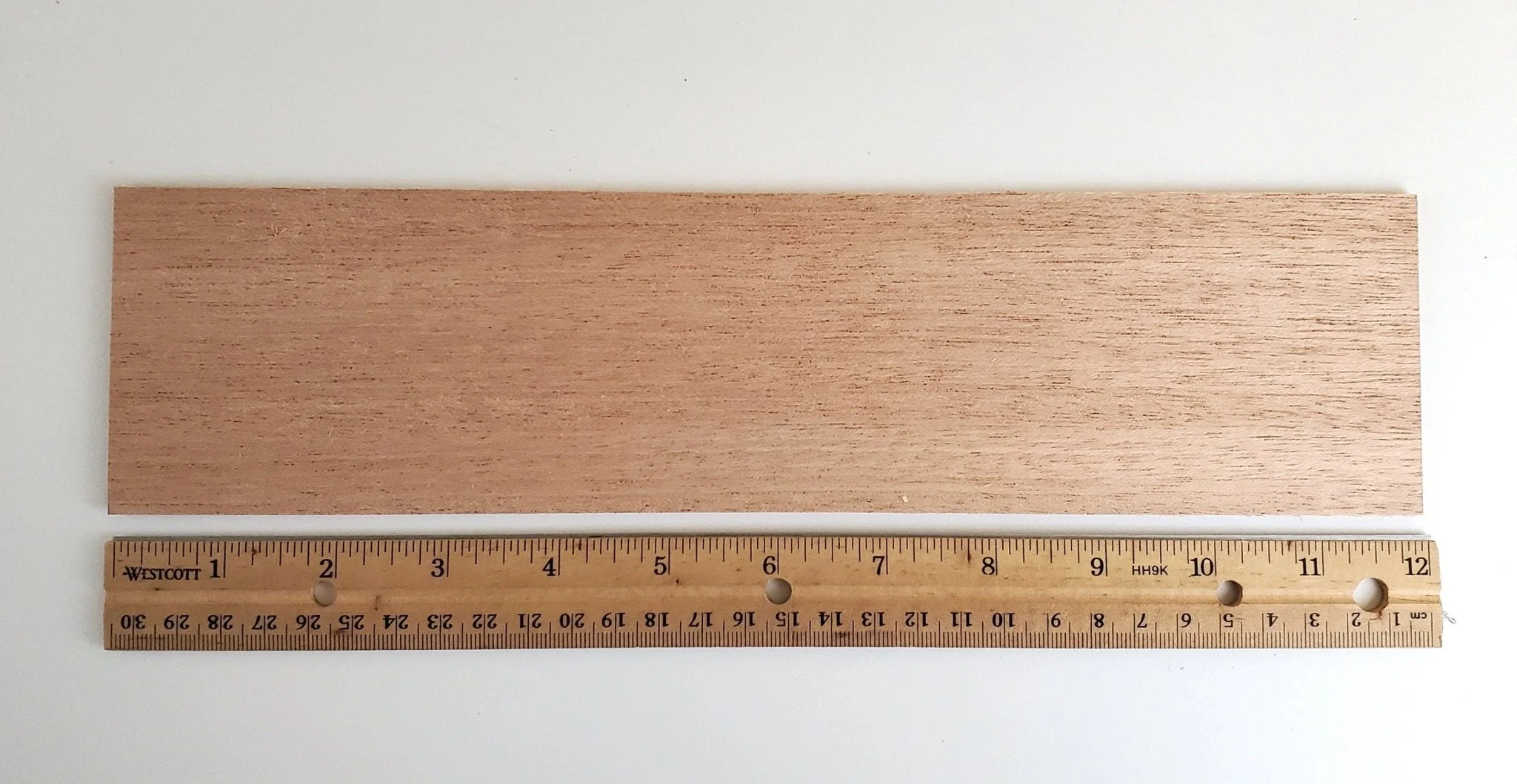 Mahogany Wood Slat Plank 3/32" x 3" x 12" long Kiln Dried Sanded - Image 3