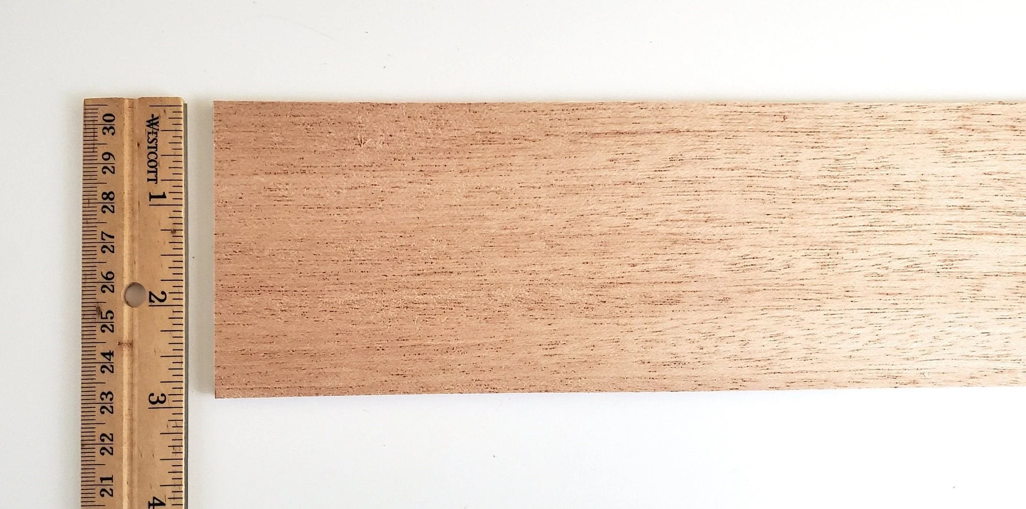 Mahogany Wood Slat Plank 3/32" x 3" x 12" long Kiln Dried Sanded - Image 4
