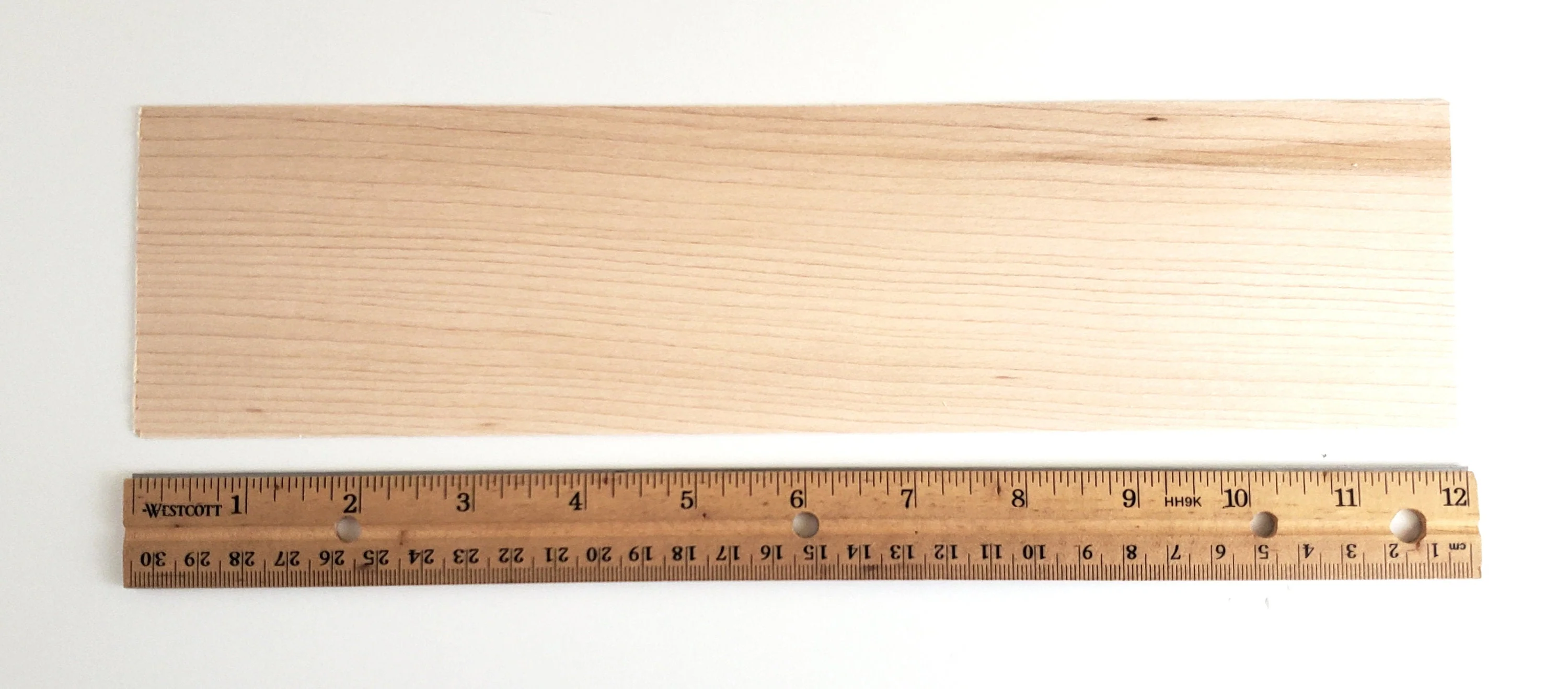 Maple Wood Sheet Plank Thin 1/32" x 3" x 12" long Veneer Sanded Woodworking - Image 3