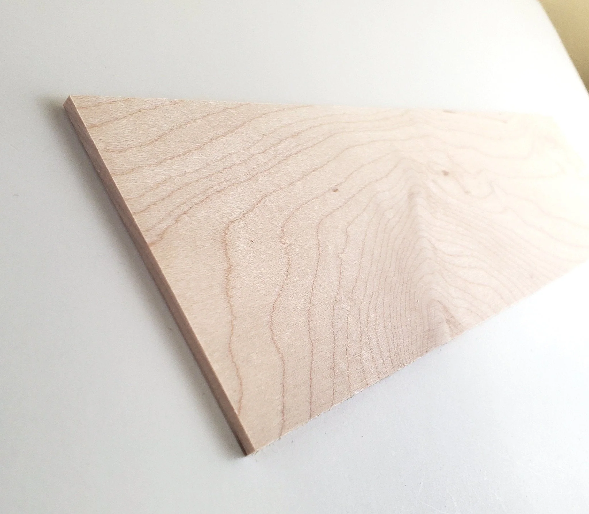 Maple Wood Slat Plank 1/8" x 3" x 12" long Sheet Woodworking Laser