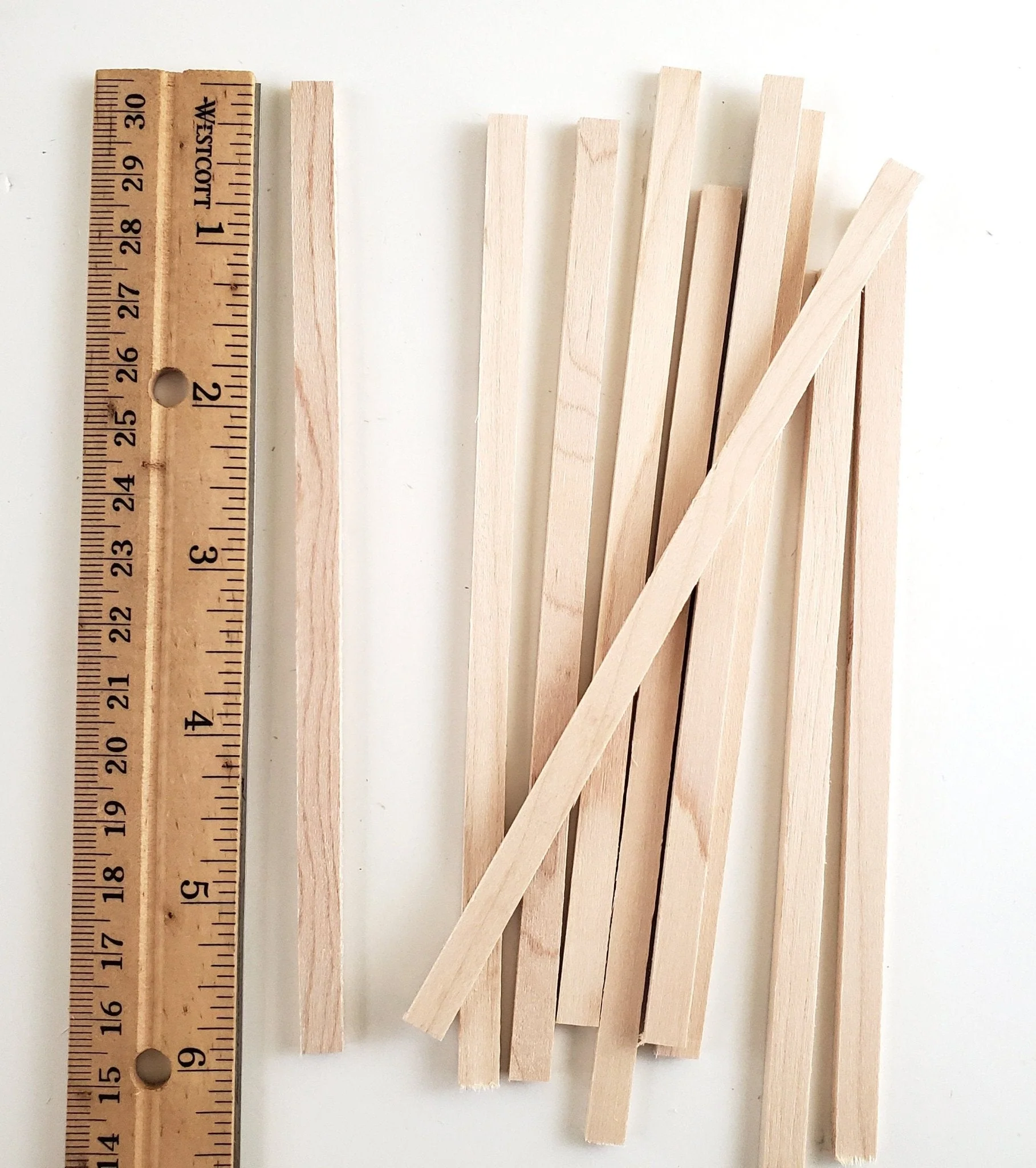 Maple Wood Strips 10 Pieces 1/8" x 1/4 x 6" Long Crafts Models Miniatures - Image 2