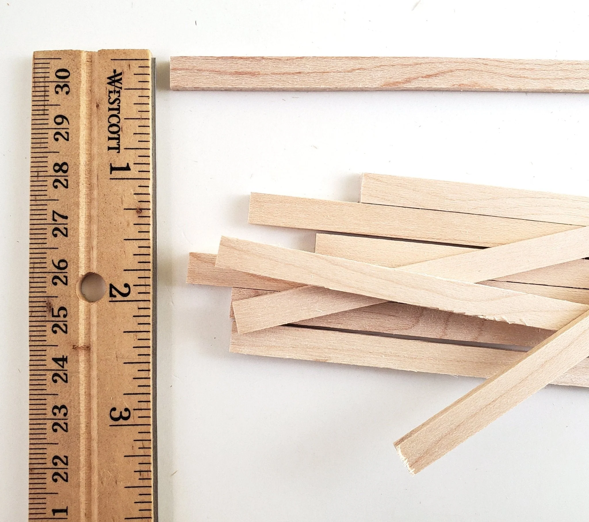 Maple Wood Strips 10 Pieces 1/8" x 1/4 x 6" Long Crafts Models Miniatures - Image 3
