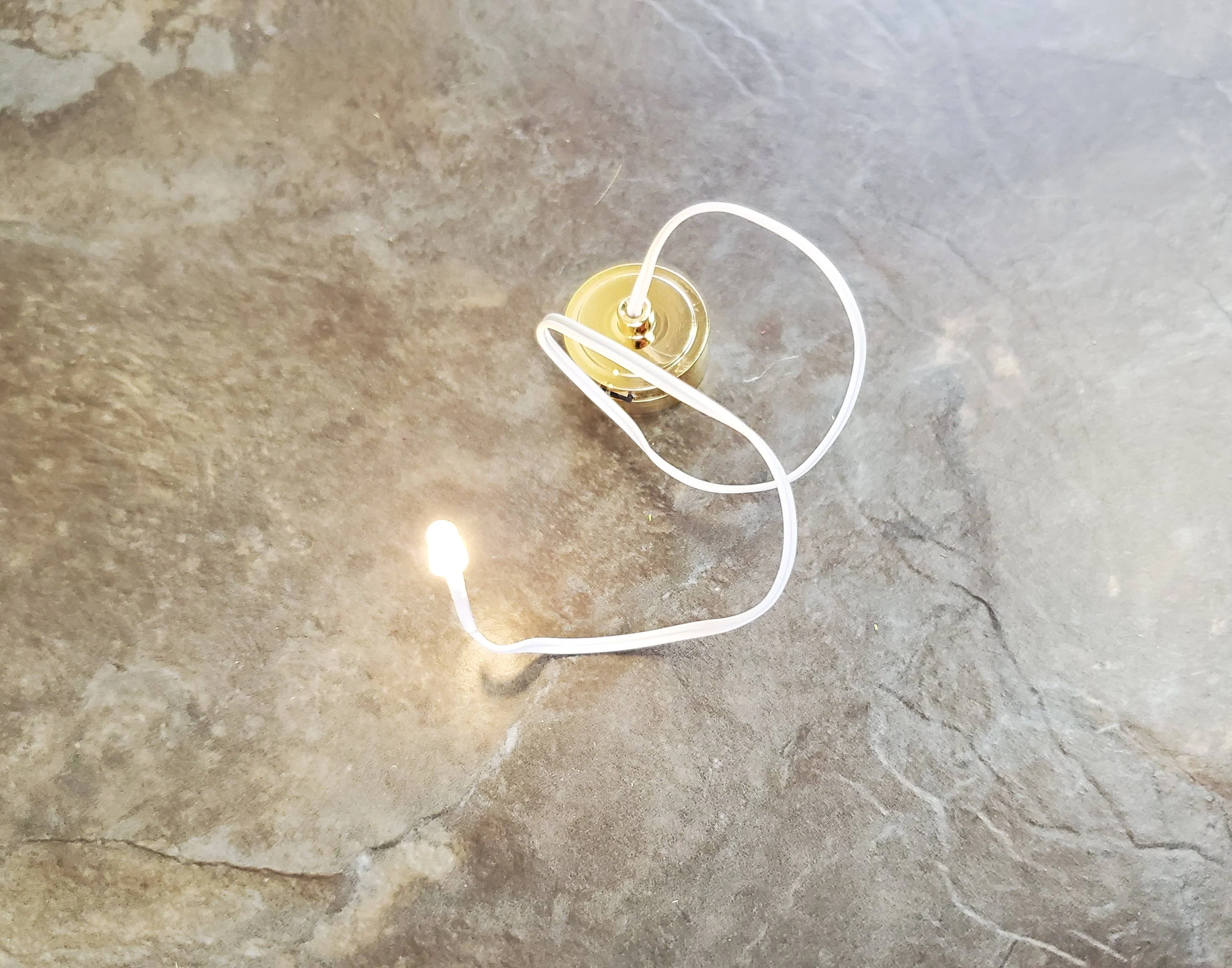 Miniature Battery Light Bulb on String Warm Light Fairy Light Dollhouses