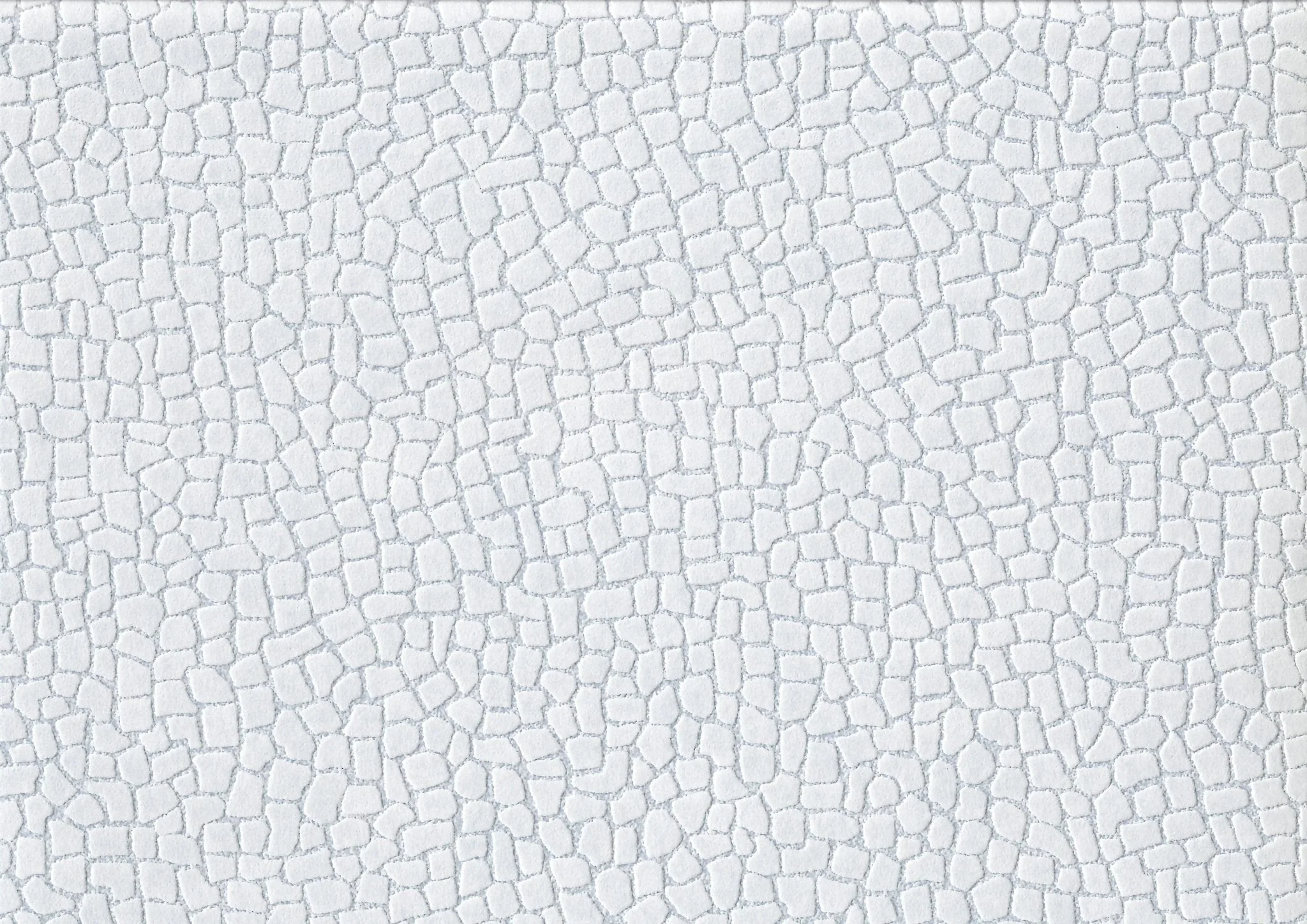 Miniature Cobblestone Path Pavement Sheet Blue Gray Tint Embossed Stone Floor