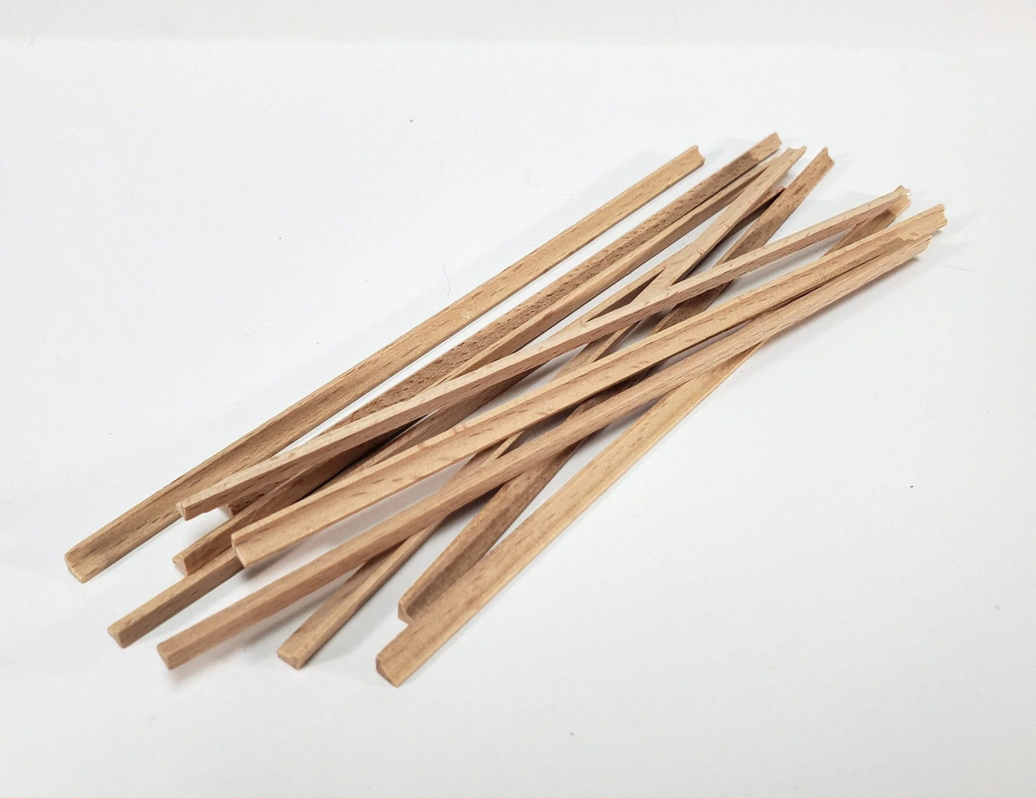 Miniature Cove Molding Trim Wood Strips 10 Pieces 1/8" x 6" long for Dollhouse Building - Image 2