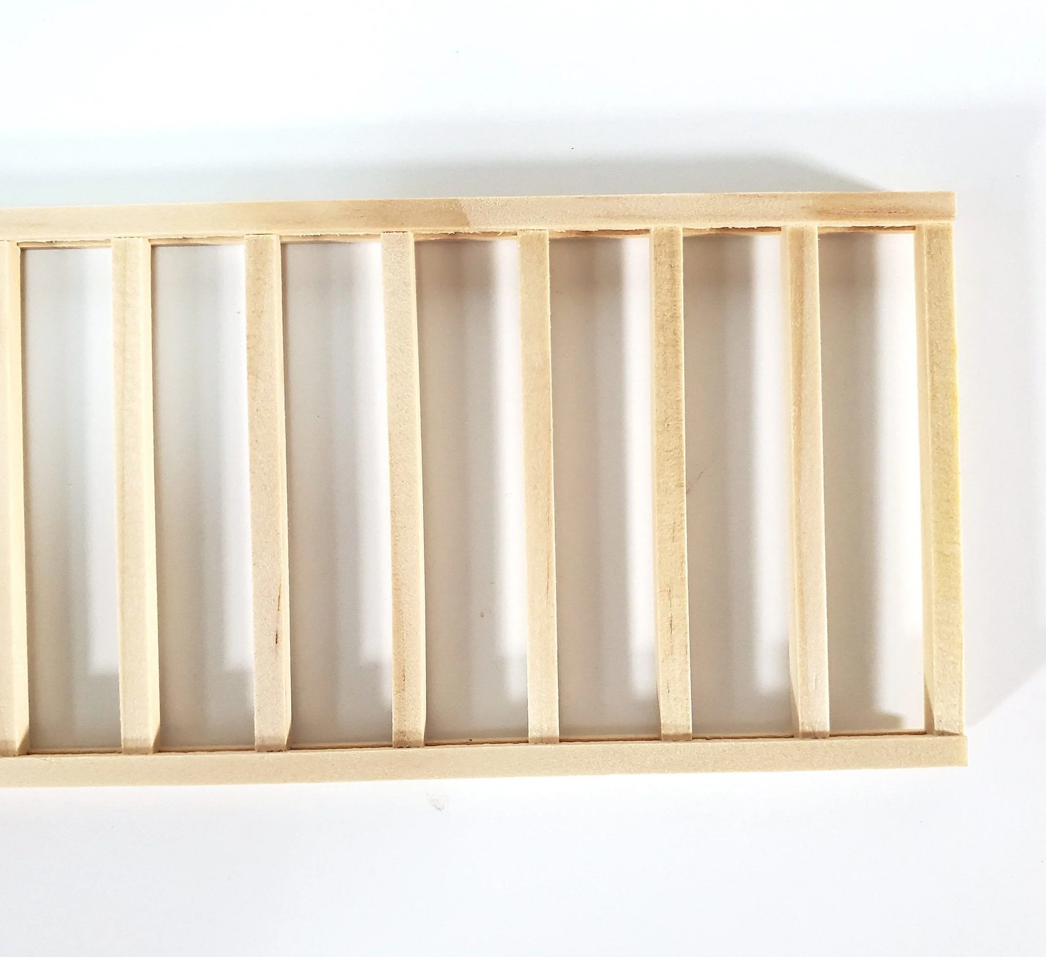 Miniature Fence Railing Assembled x1 Piece17.5" for Porches Decks Gardens Dollhouses - Image 2