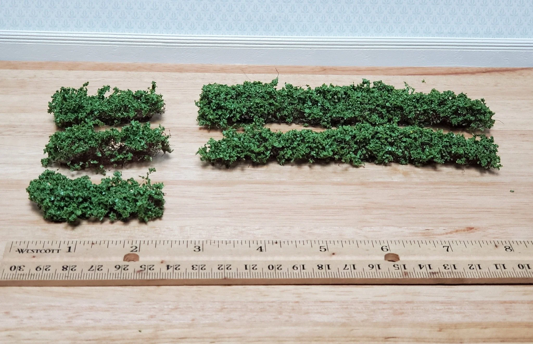 Miniature Low Green Shrub Bushes Plants Model RR Dioramas Dollhouses Scenery - Image 3