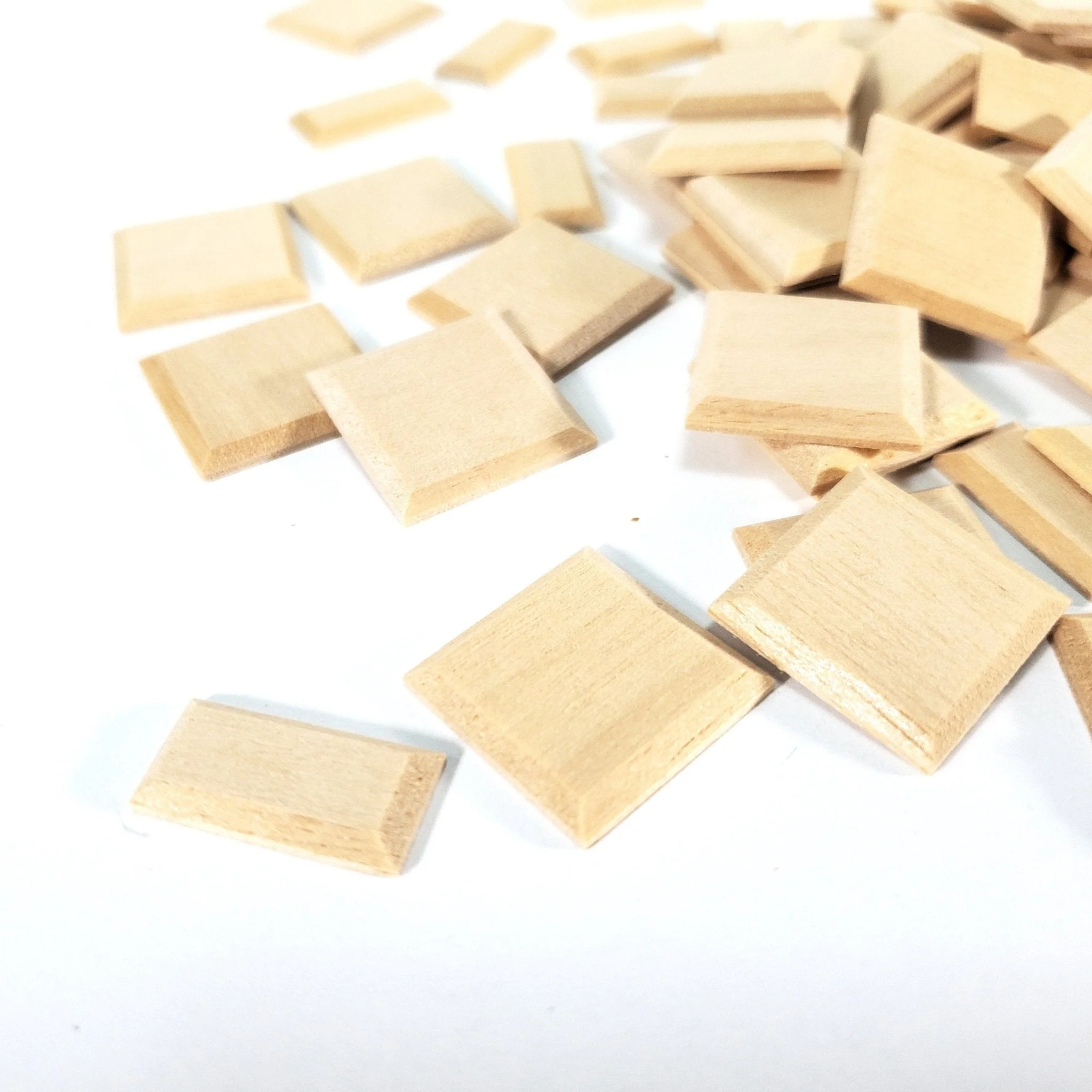 Miniature Small Wood Wall Panels or Corner Stone Bricks 100 Pieces Raised Panels 1:12 Scale - Image 2
