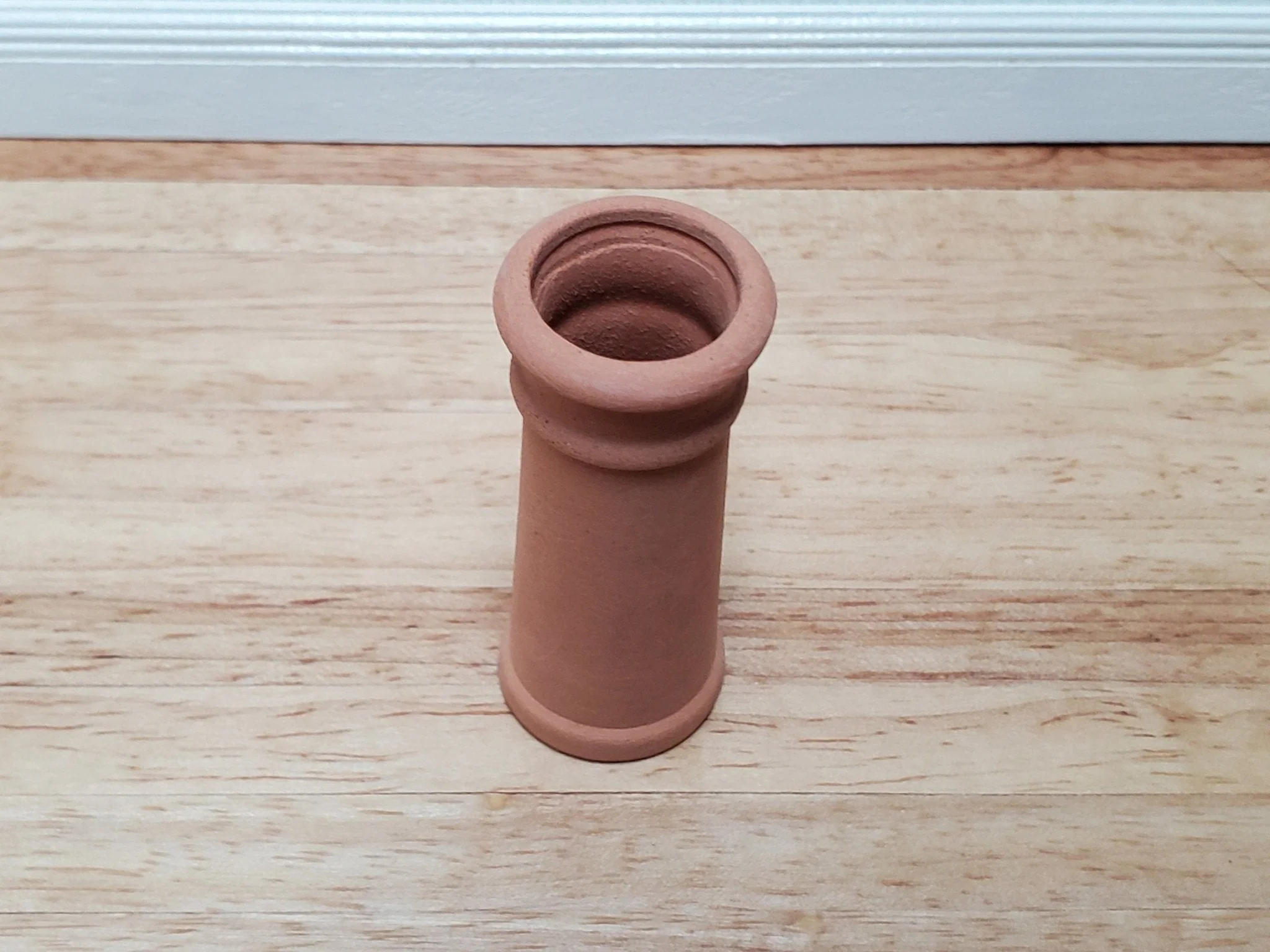 Miniature Tall Chimney Pot Smoke Stack Terra Cotta 1:12 Scale Dollhouse - Image 3