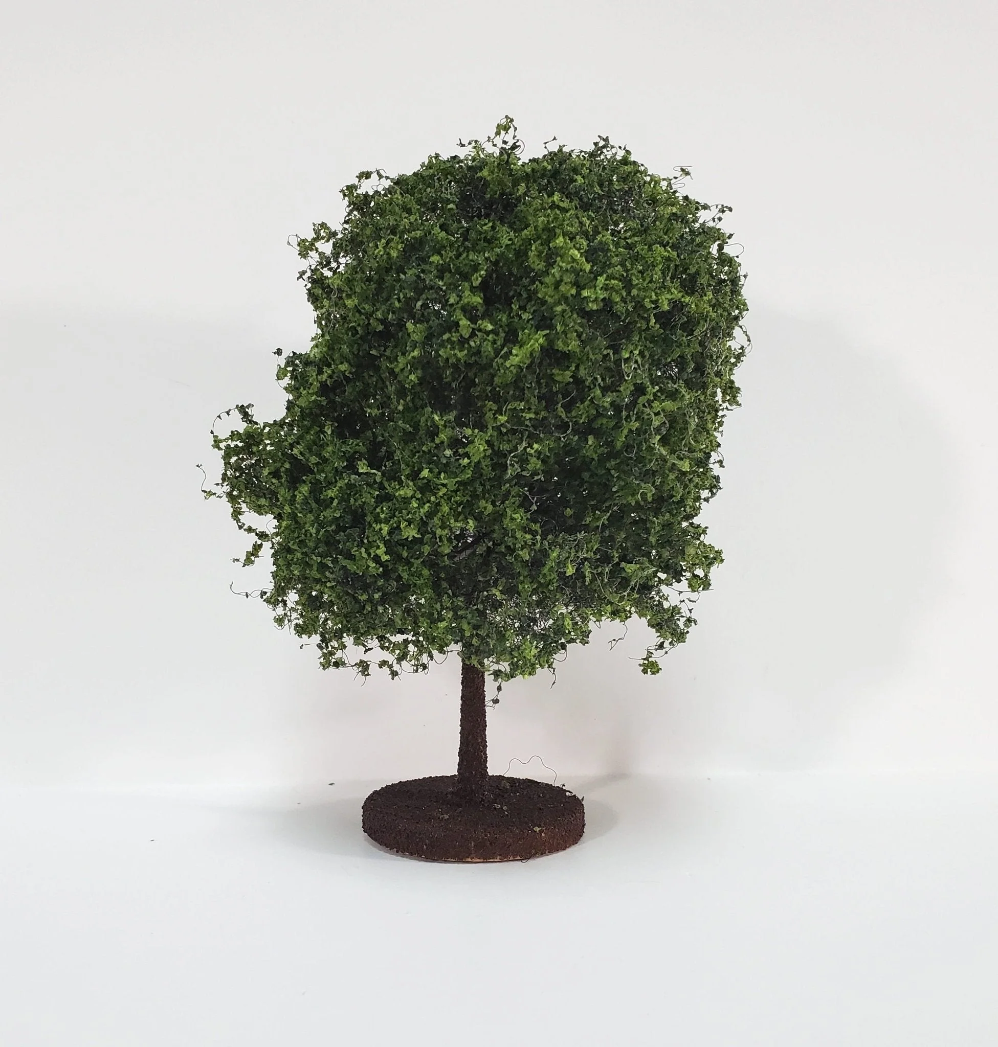 Miniature Tree or Shrub Bush Green Model Railroad Train or Scale Model Scenery Garden - Image 2