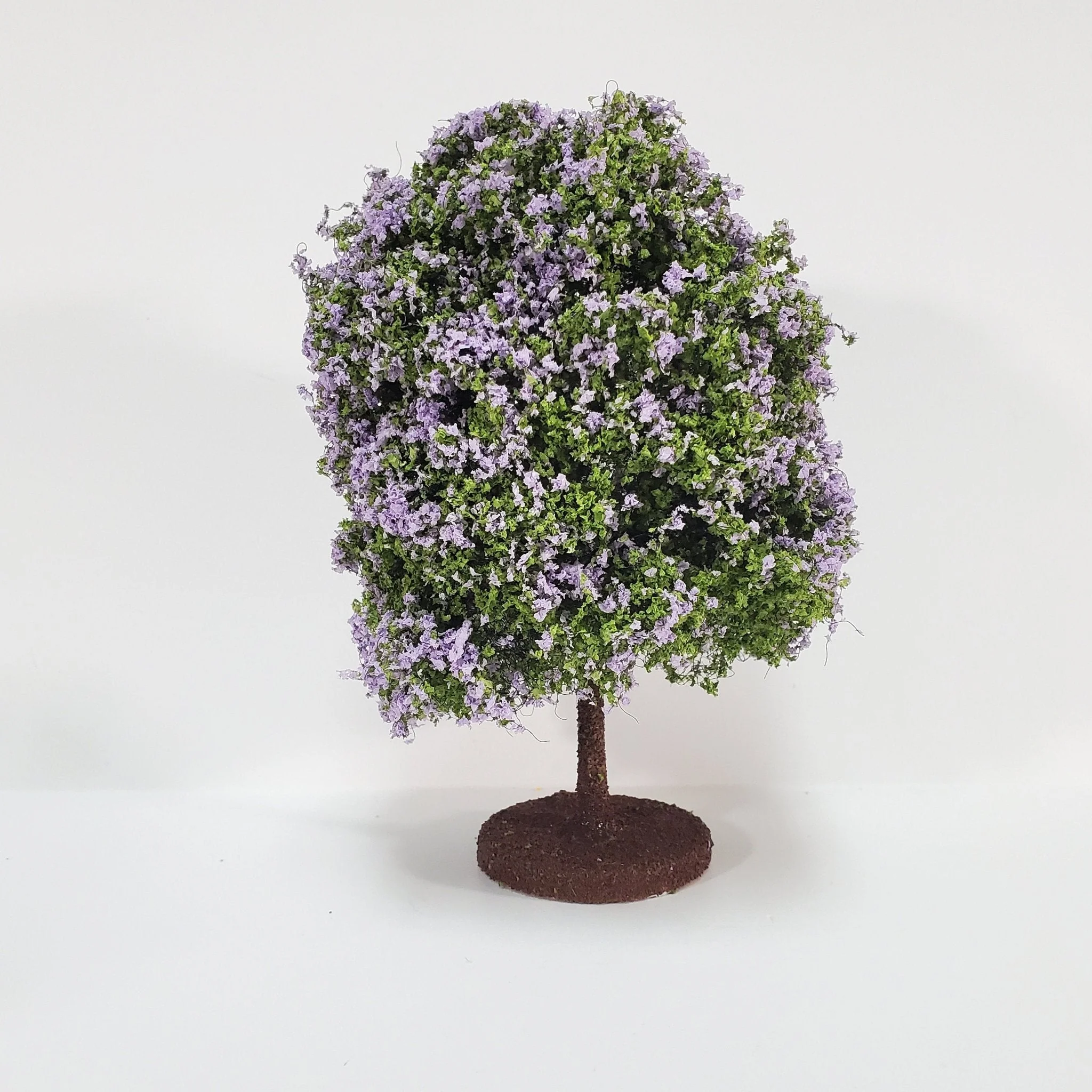 Miniature Tree or Shrub Bush Lilac Purple & Green Scale Model Scenery Garden - Image 2