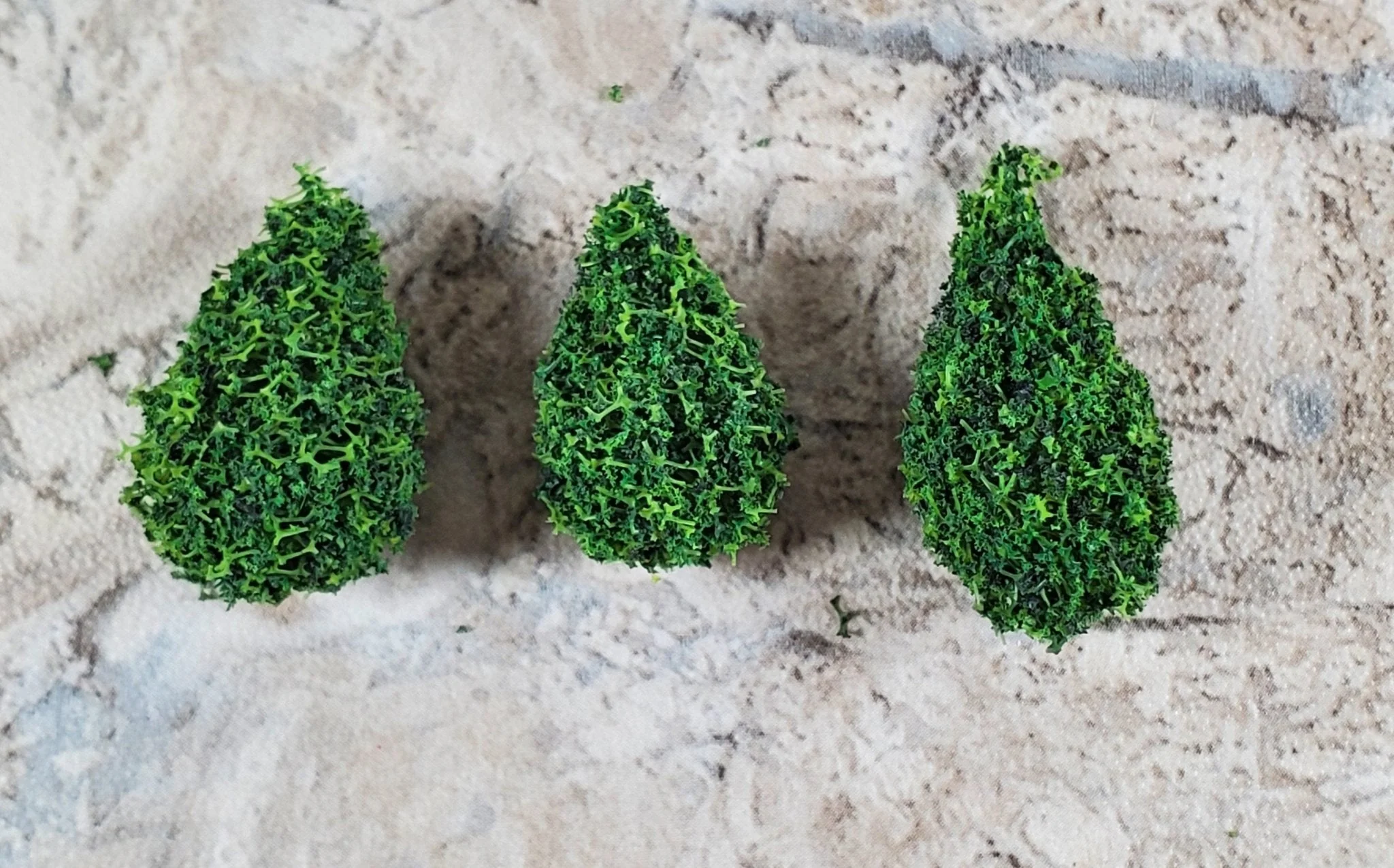 Miniature Tree Prop Garden Shrub Green Small Bush Dollhouses Scale Models Model RR