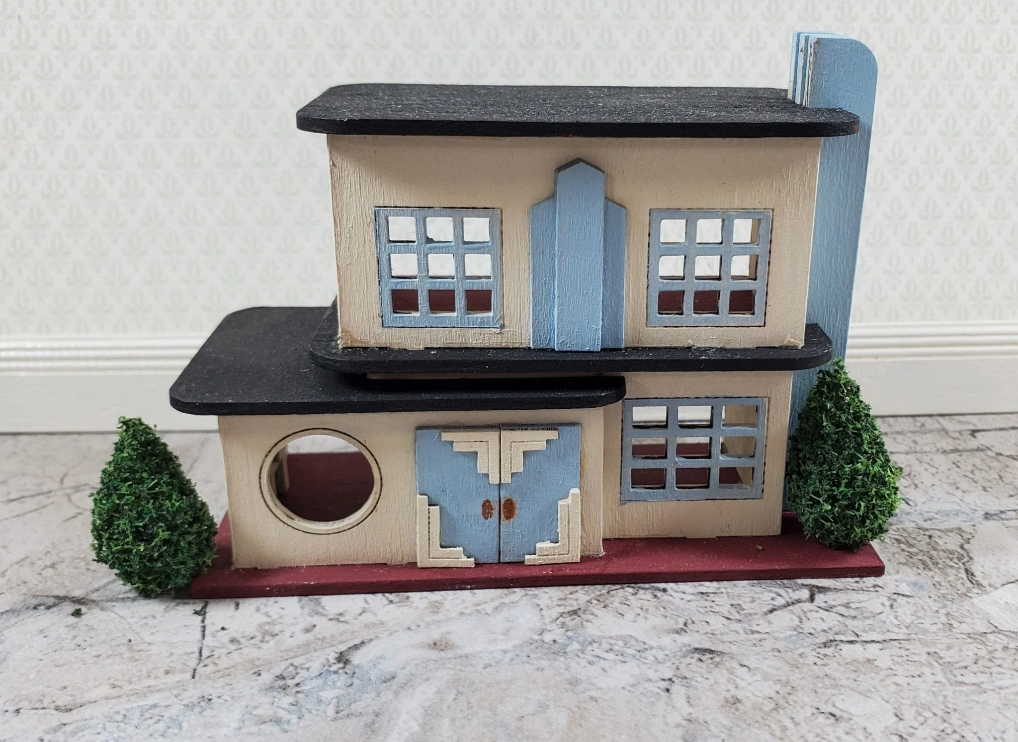 Miniature Tree Prop Garden Shrub Green Small Bush Dollhouses Scale Models Model RR - Image 2