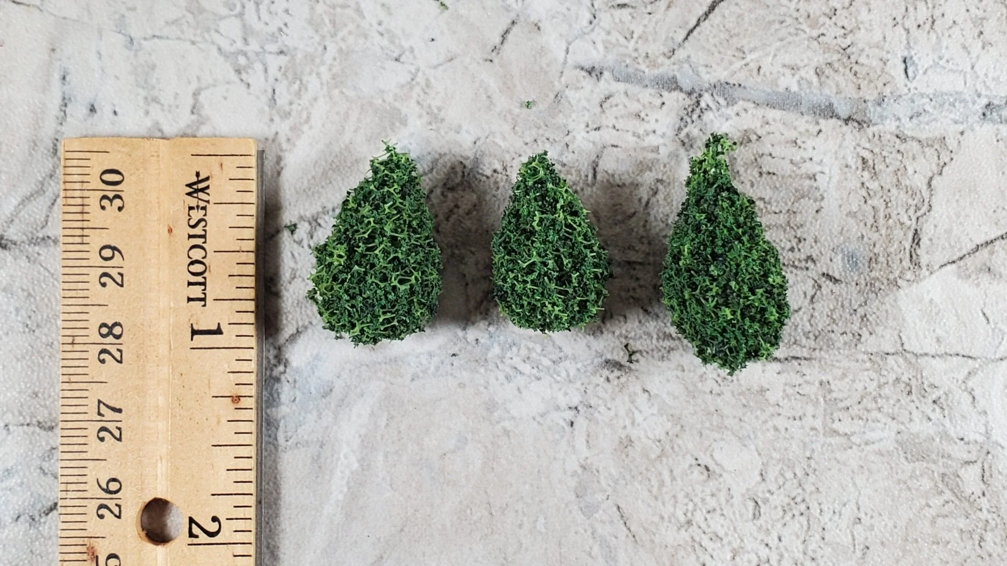 Miniature Tree Prop Garden Shrub Green Small Bush Dollhouses Scale Models Model RR - Image 3