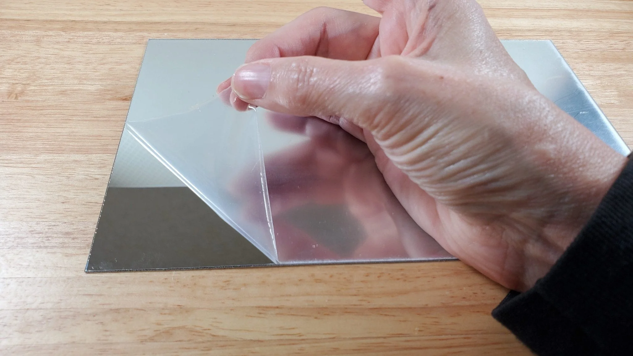Mirror Material Cut with Scissor Self Adhesive 6"x 9" Protective Film - Image 2