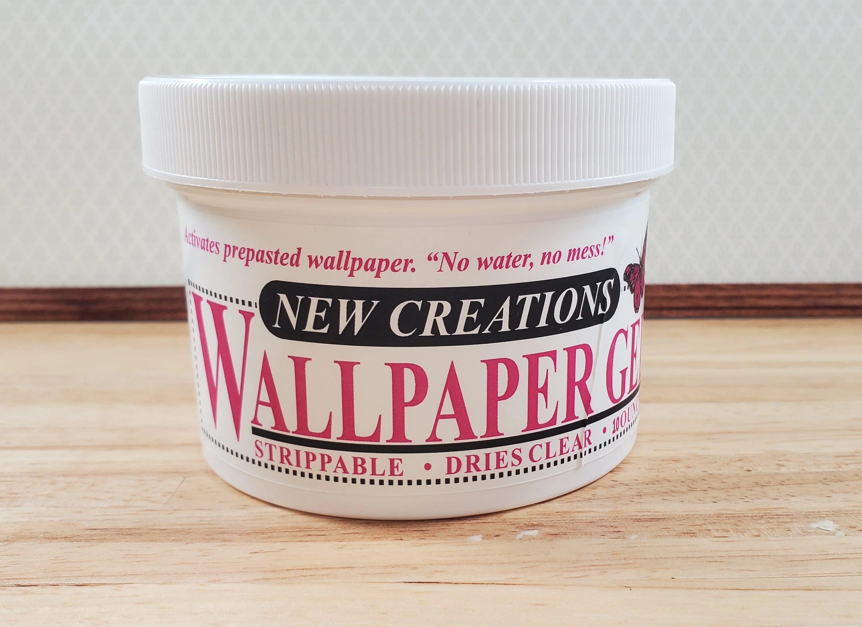 New Creations Dollhouse Wallpaper Paste Gel 10 oz Dries Clear