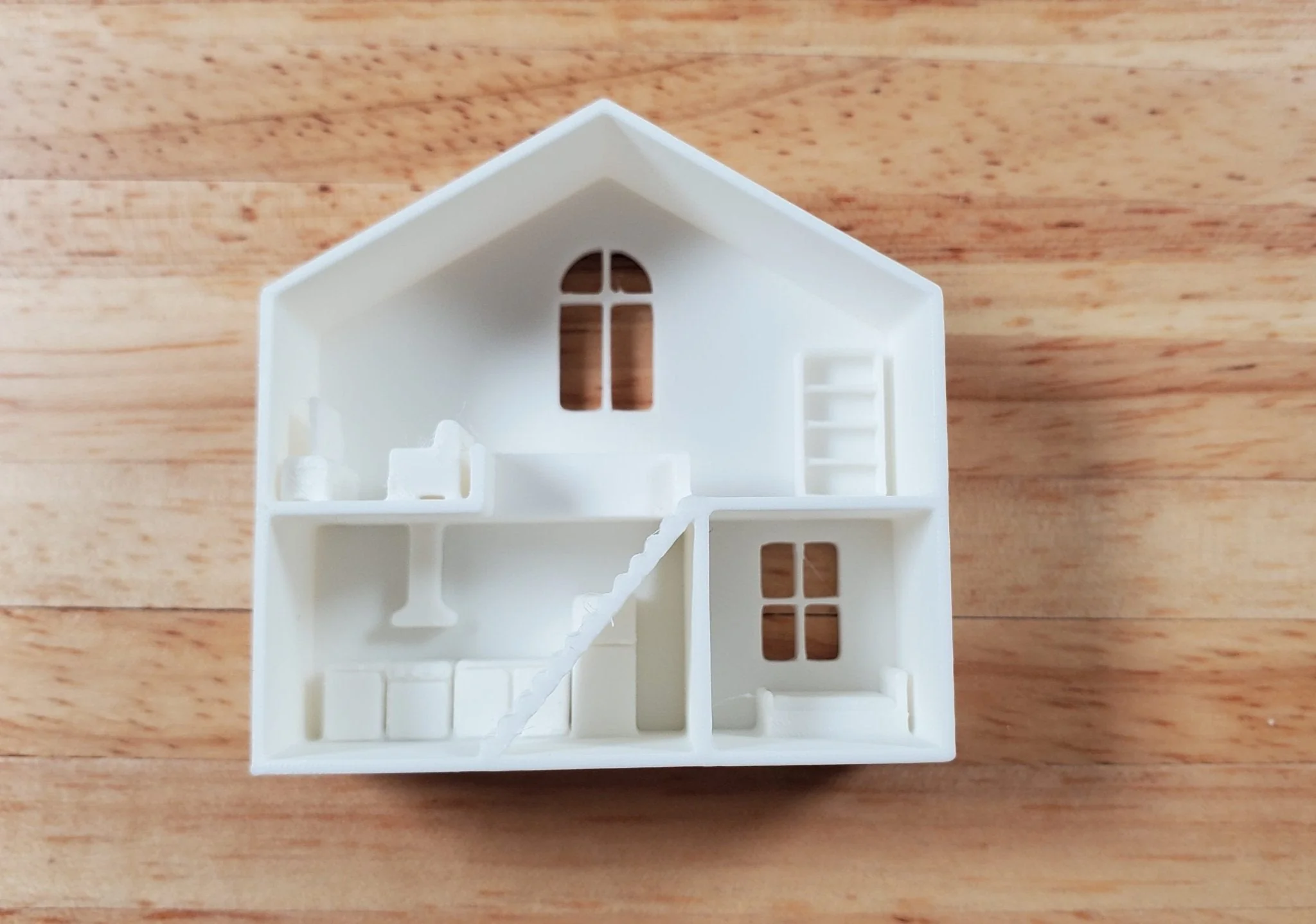 Super Tiny Miniature Dollhouse 1:144 Scale with Furniture for Nursery Playroom - Image 4