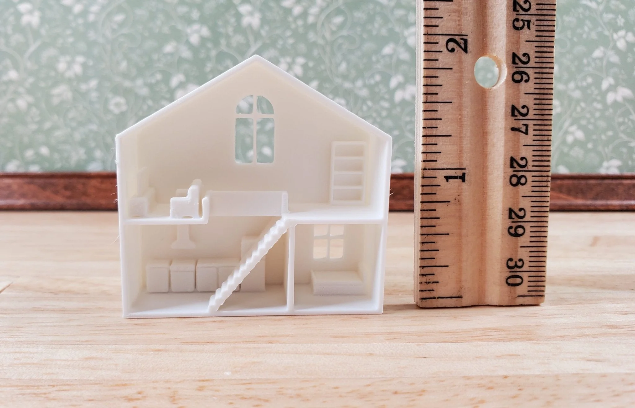 Super Tiny Miniature Dollhouse 1:144 Scale with Furniture for Nursery Playroom - Image 7